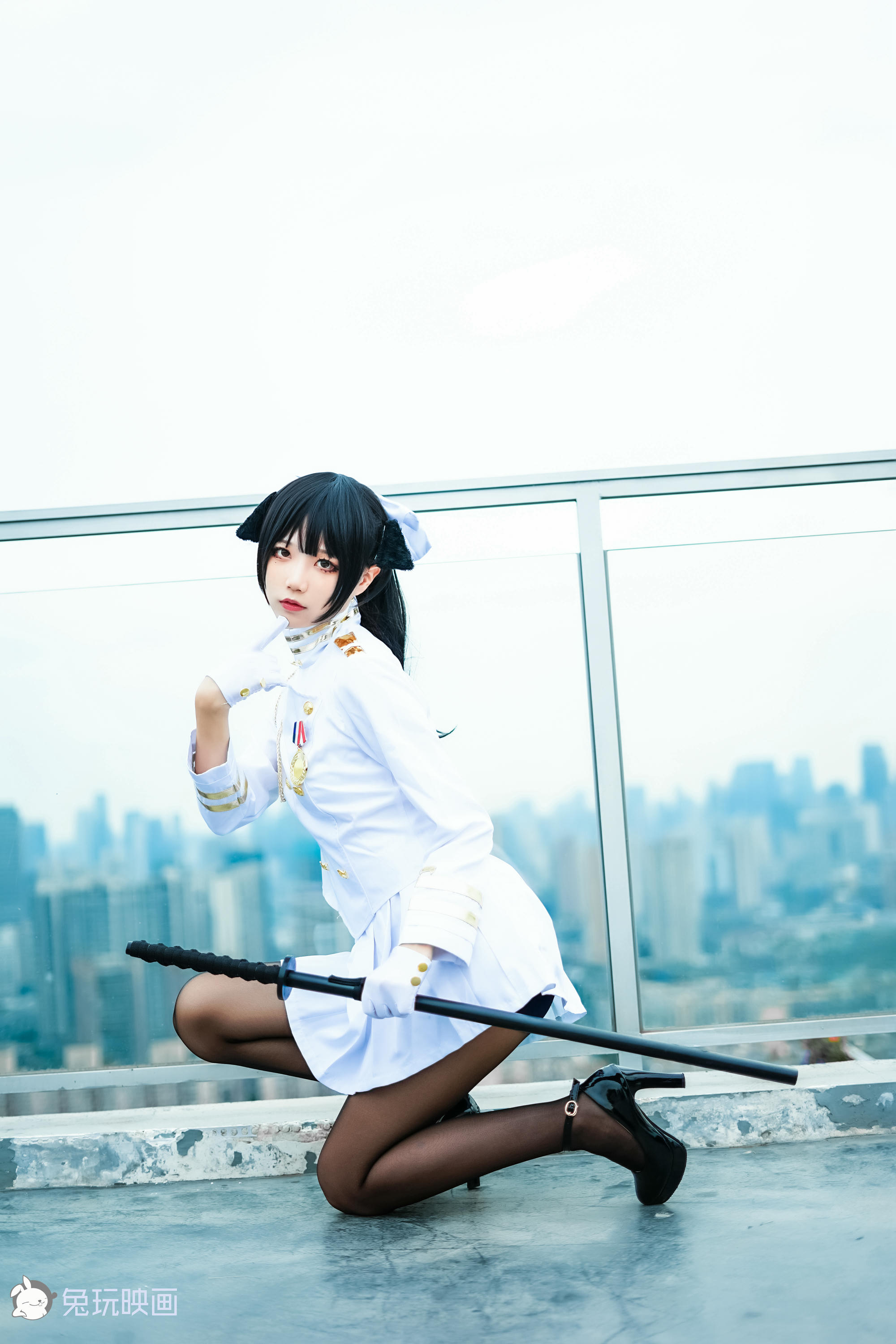 五更百鬼 NO.041 兔玩映画 碧蓝航线 高雄(白) [10P-132MB]_第1集