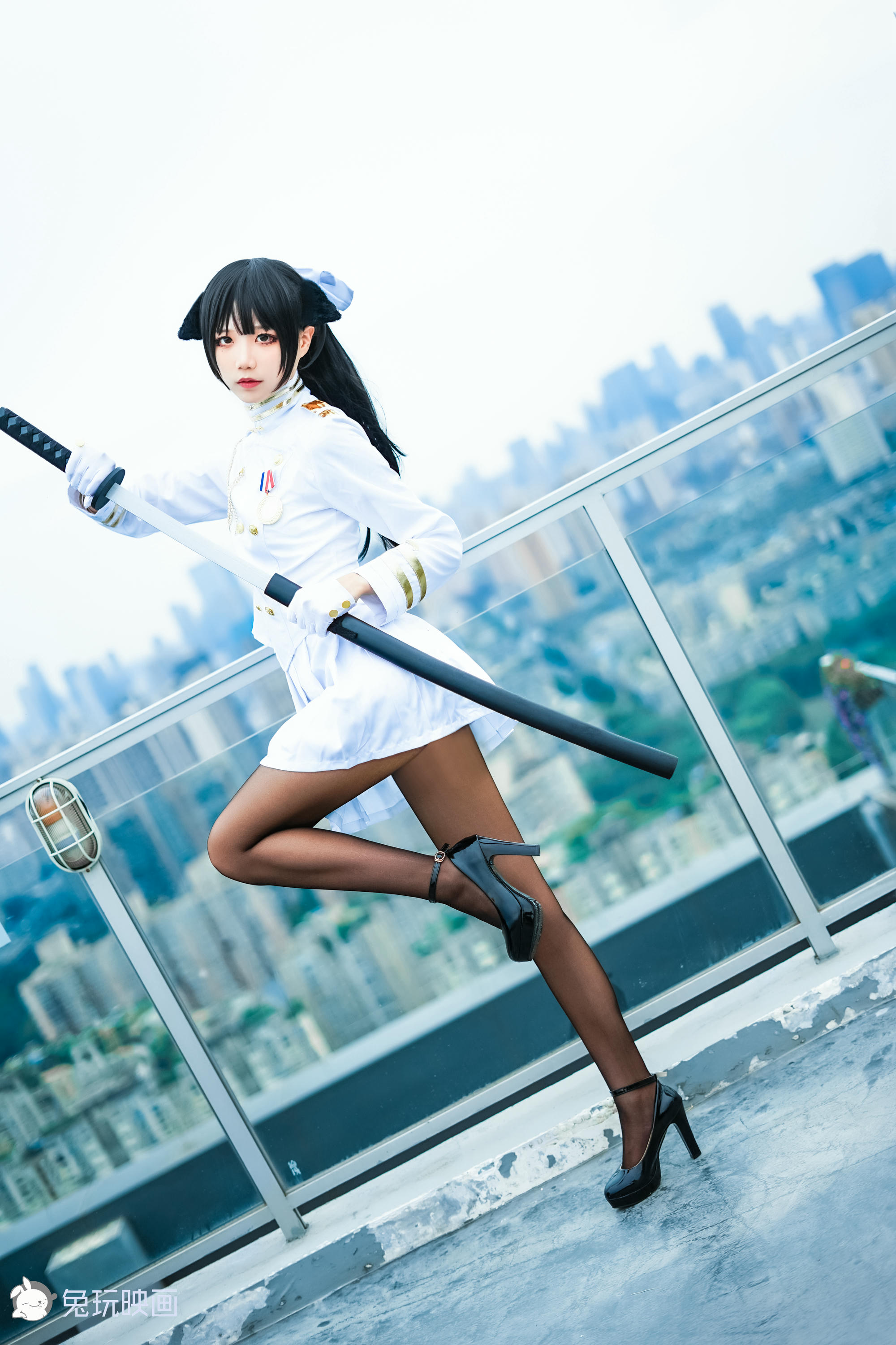 五更百鬼 NO.041 兔玩映画 碧蓝航线 高雄(白) [10P-132MB]_第1集