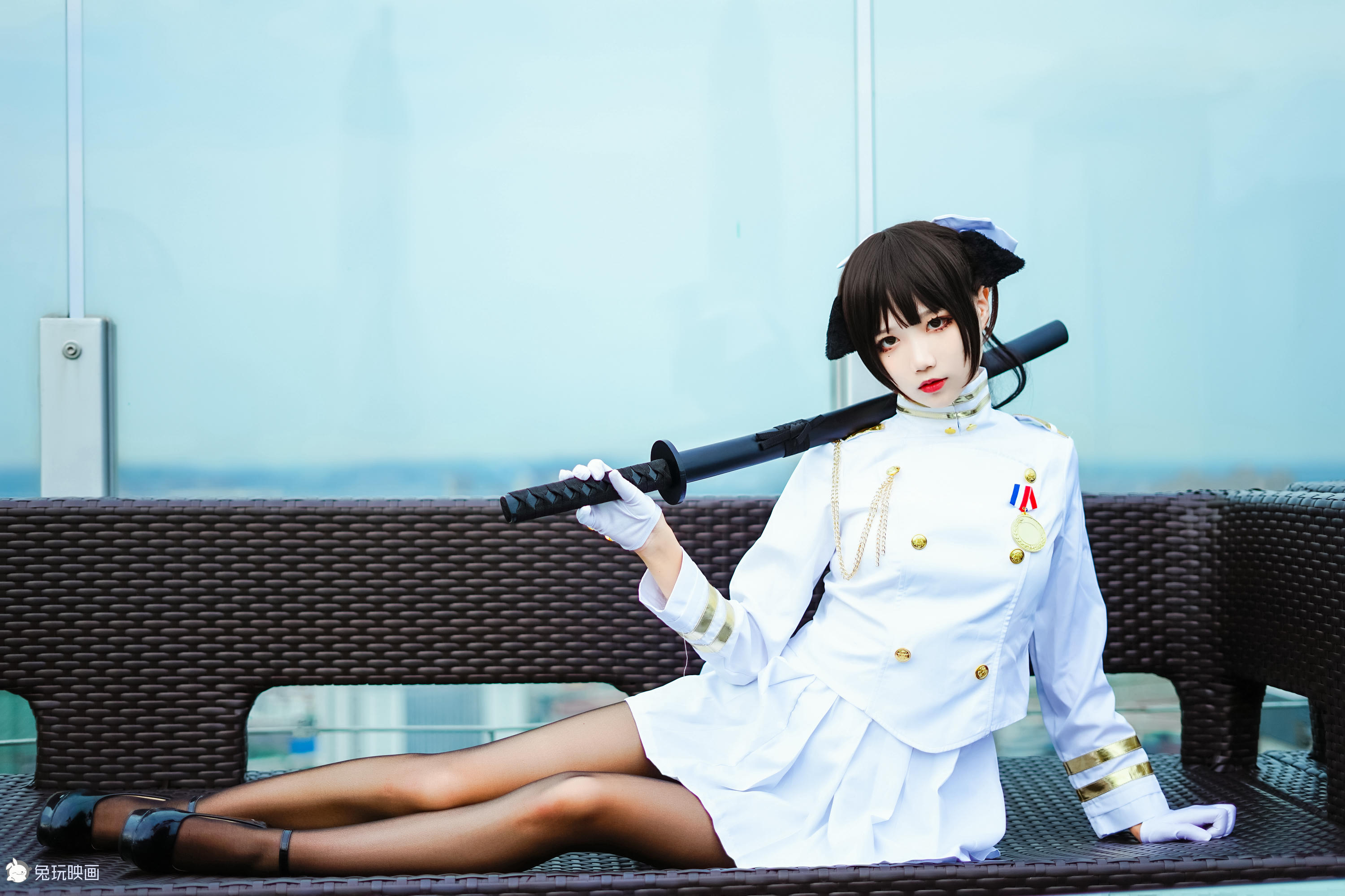 五更百鬼 NO.041 兔玩映画 碧蓝航线 高雄(白) [10P-132MB]_第1集