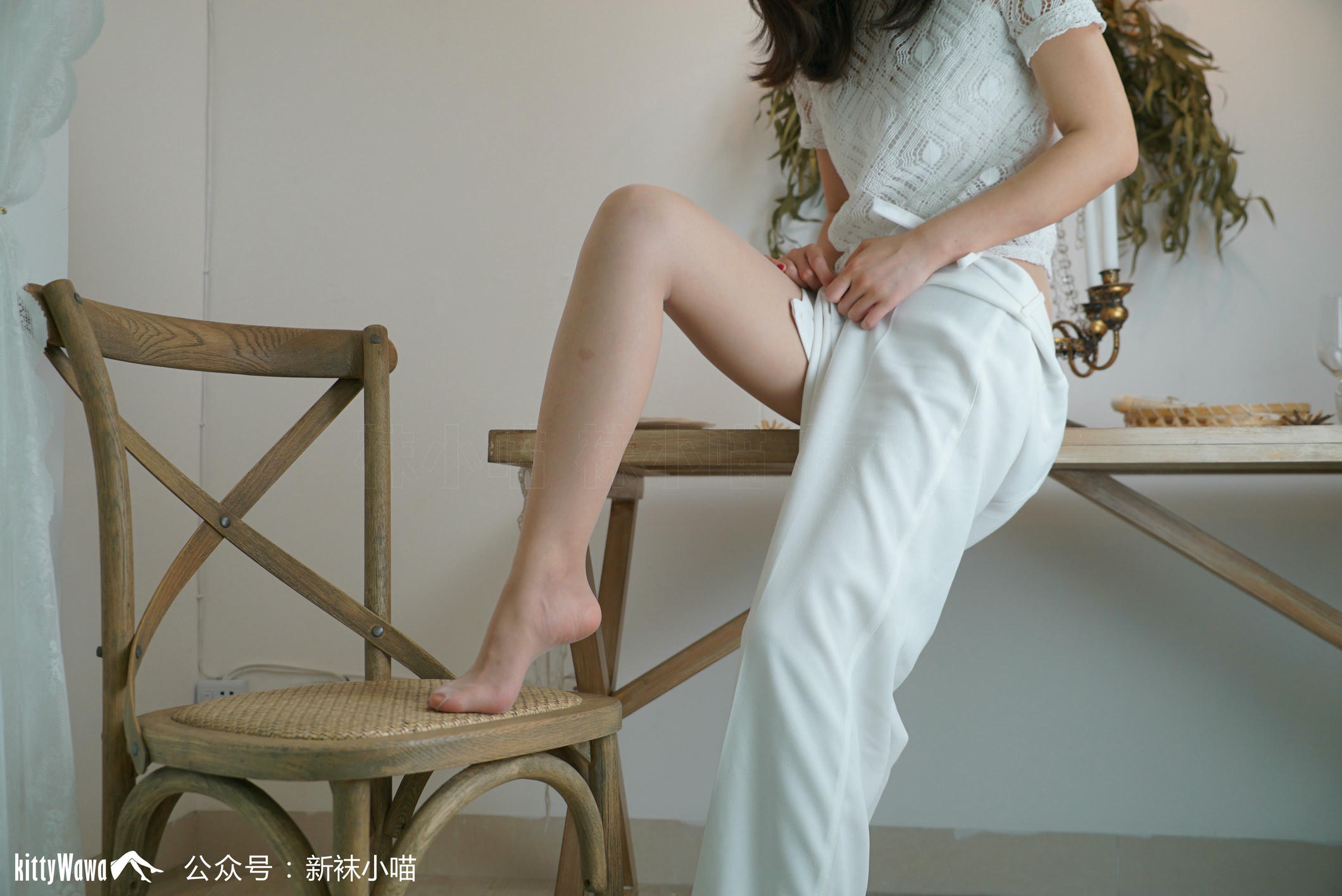 袜小喵 KT107 白衣天使 [59P+41M]_第2集