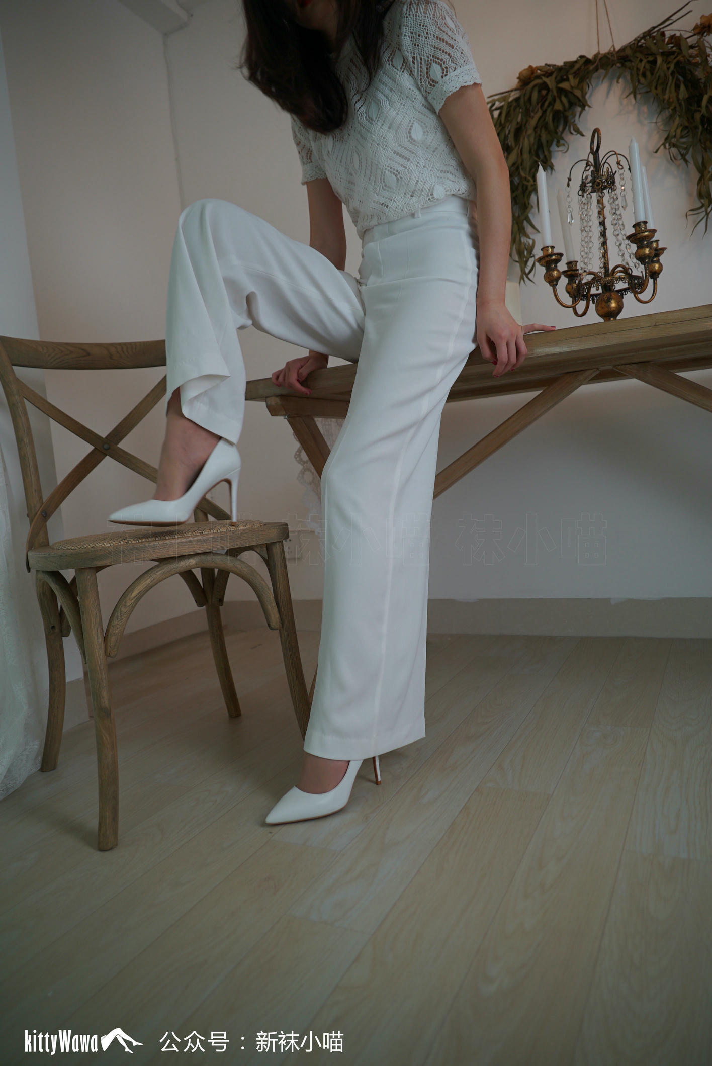 袜小喵 KT107 白衣天使 [59P+41M]_第1集