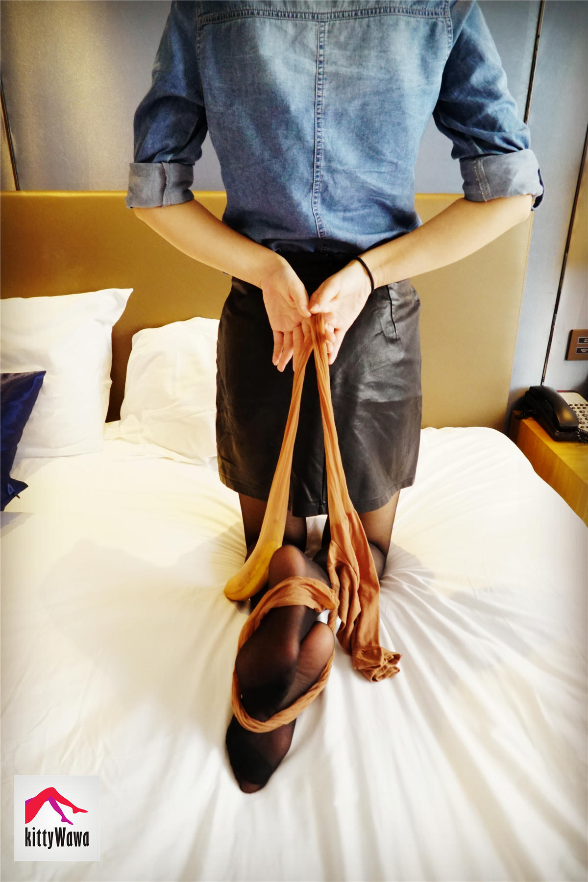 袜小喵 KT011 香蕉味的丝袜 [99P+23M]_第4集