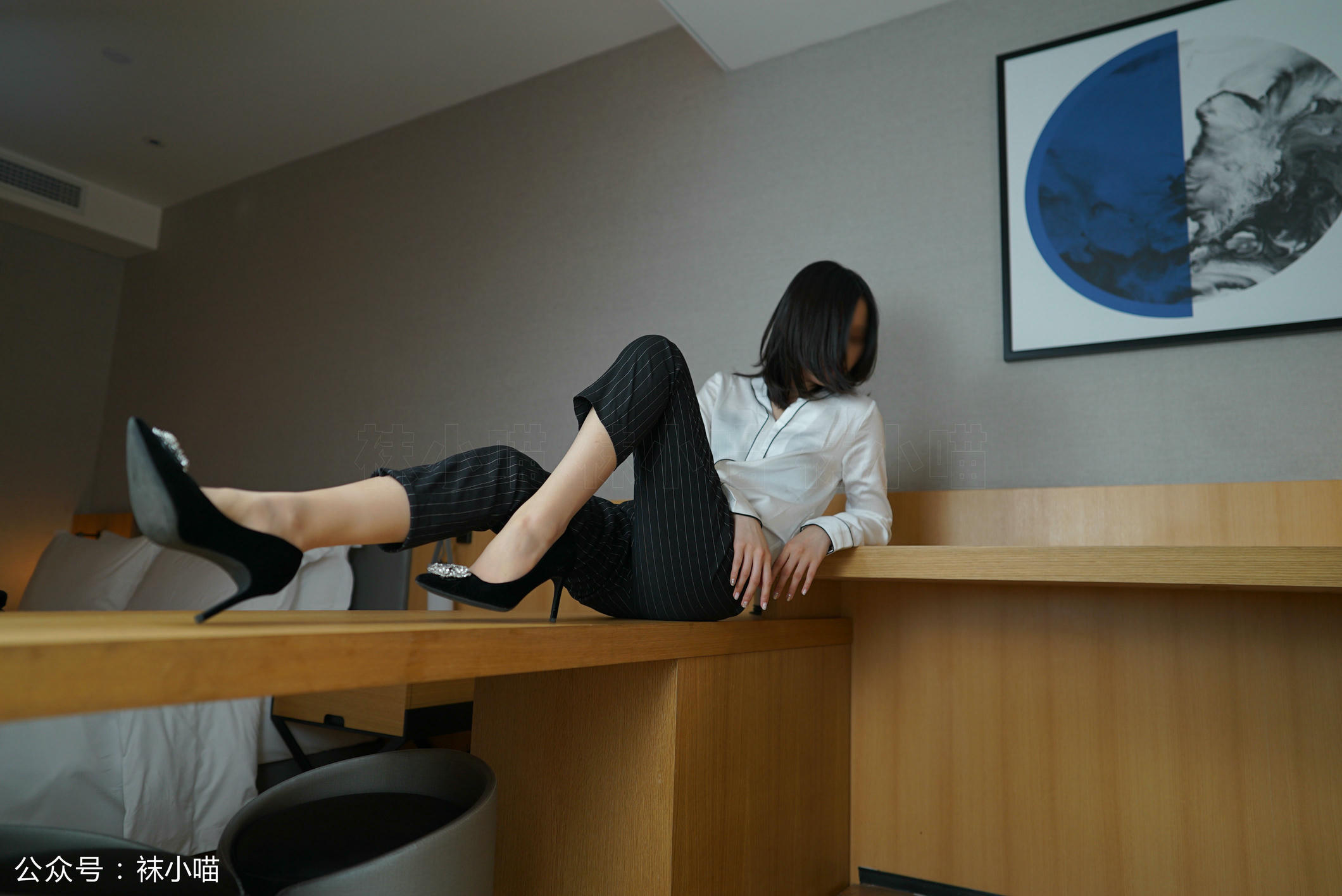 袜小喵 KT120 竖条纹 [59P+38M]_第1集