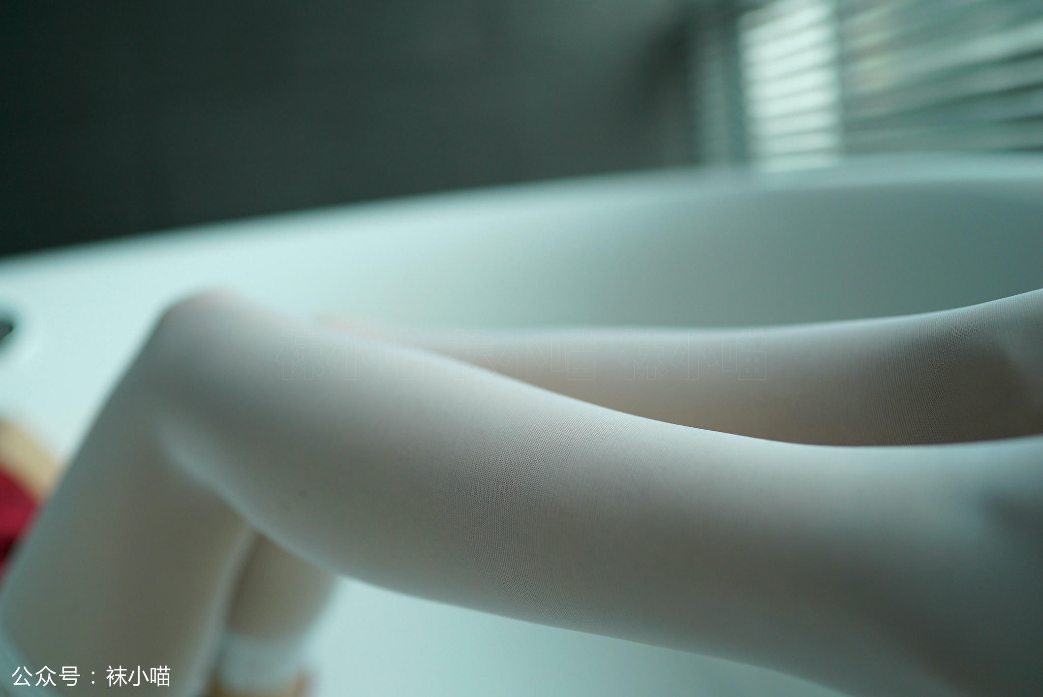 袜小喵 KT126 雪色吊带袜 [59P+43M]_第3集