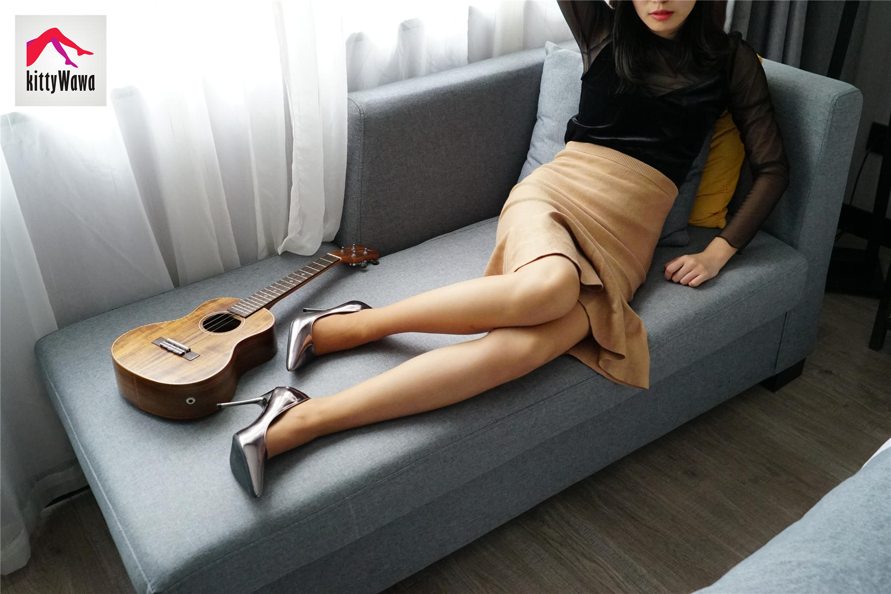 袜小喵 KT015 不会弹琴的小仙女 [99P+27M]_第1集