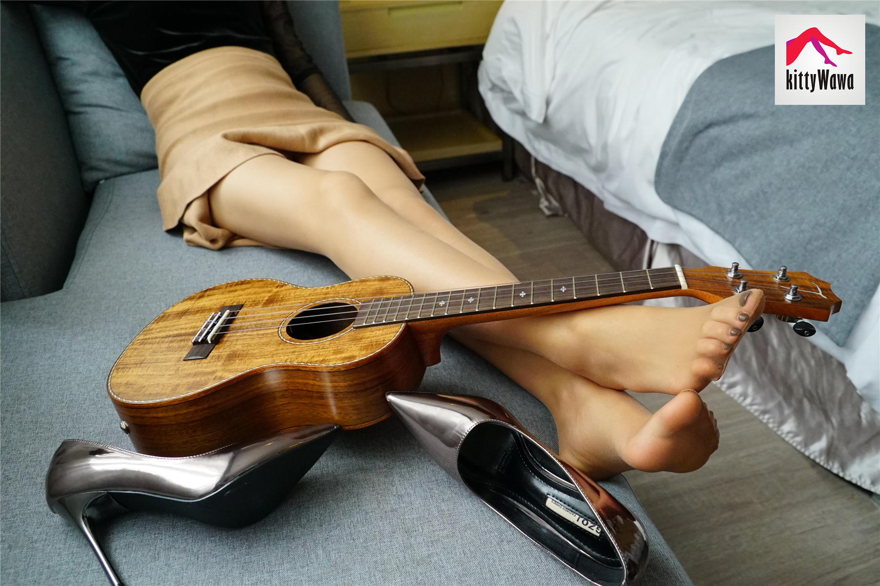 袜小喵 KT015 不会弹琴的小仙女 [99P+27M]_第2集