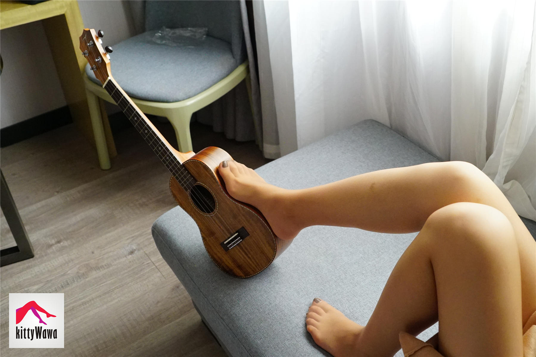 袜小喵 KT015 不会弹琴的小仙女 [99P+27M]_第3集