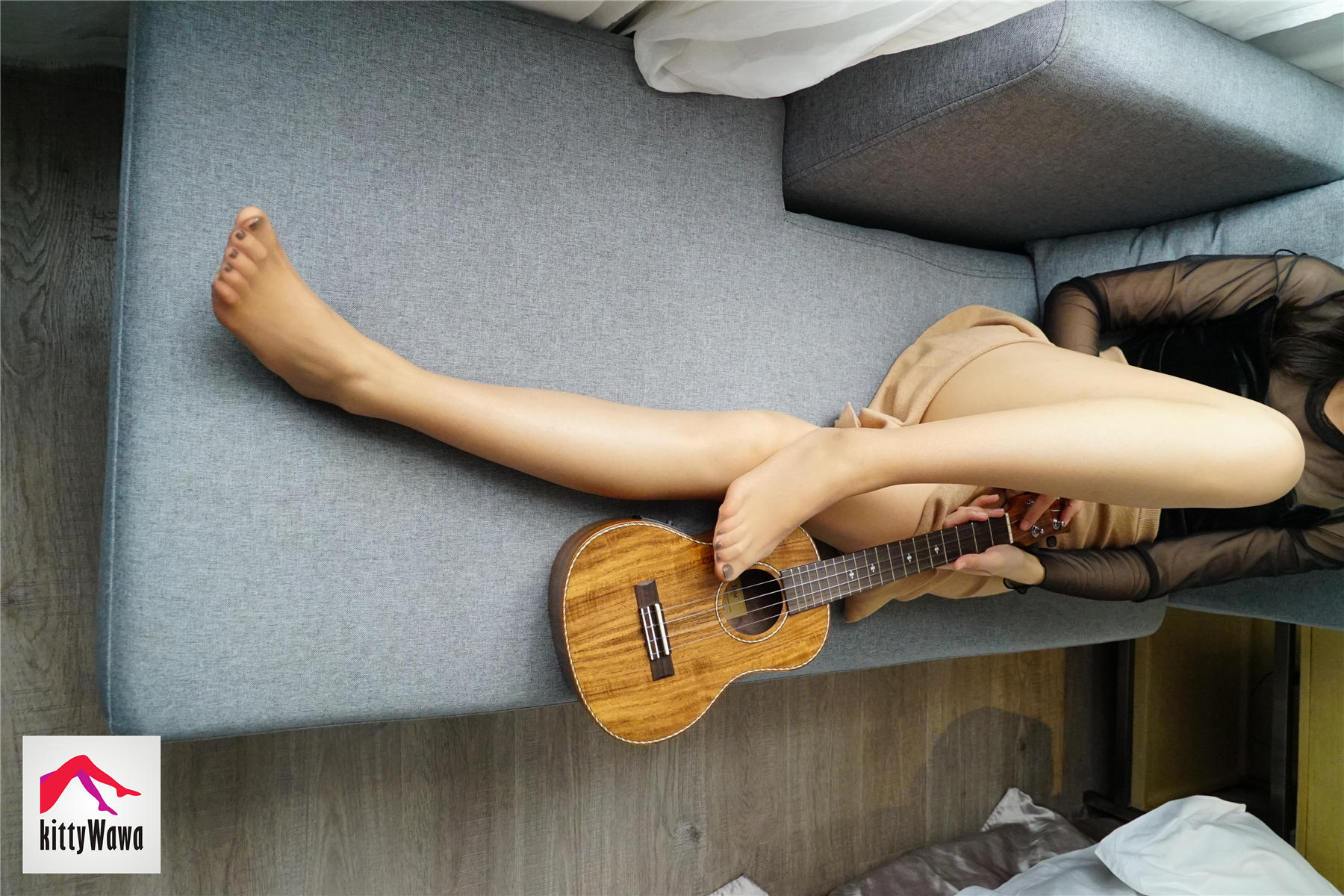 袜小喵 KT015 不会弹琴的小仙女 [99P+27M]_第4集