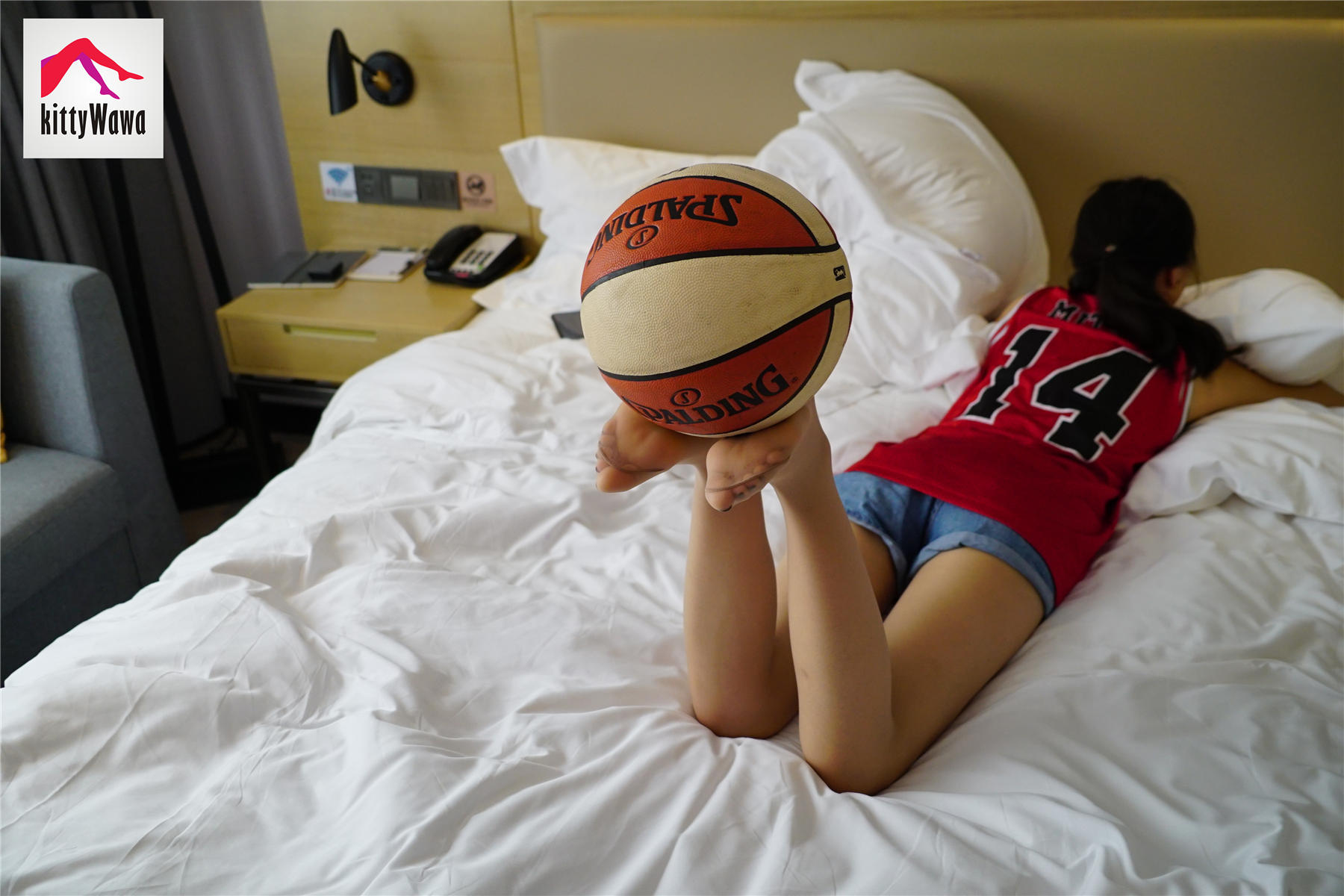 袜小喵 KT016 灌篮少女14号 [99P+20M]_第3集