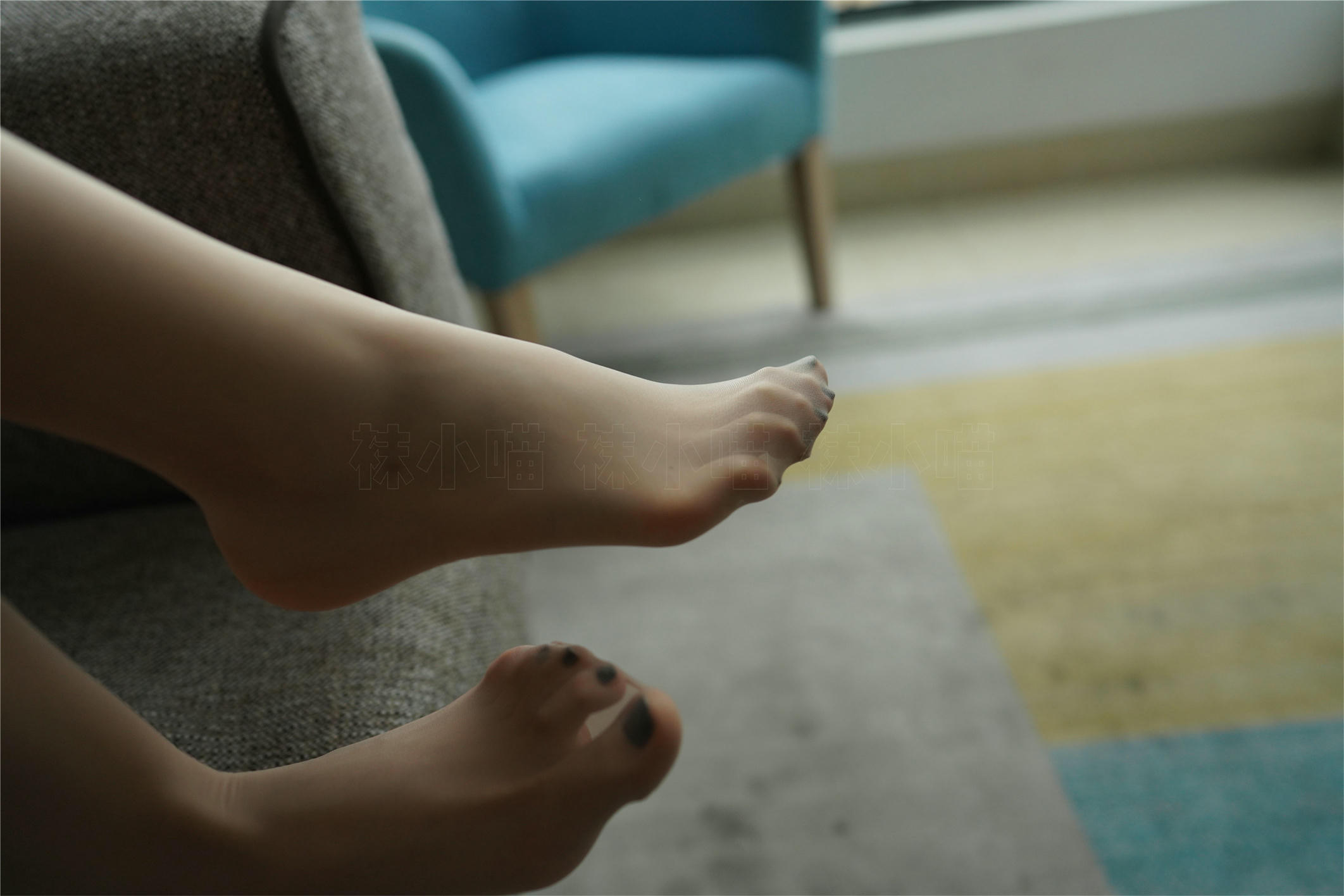 袜小喵 KT170 楼梯私密事 [60P+105M]_第2集