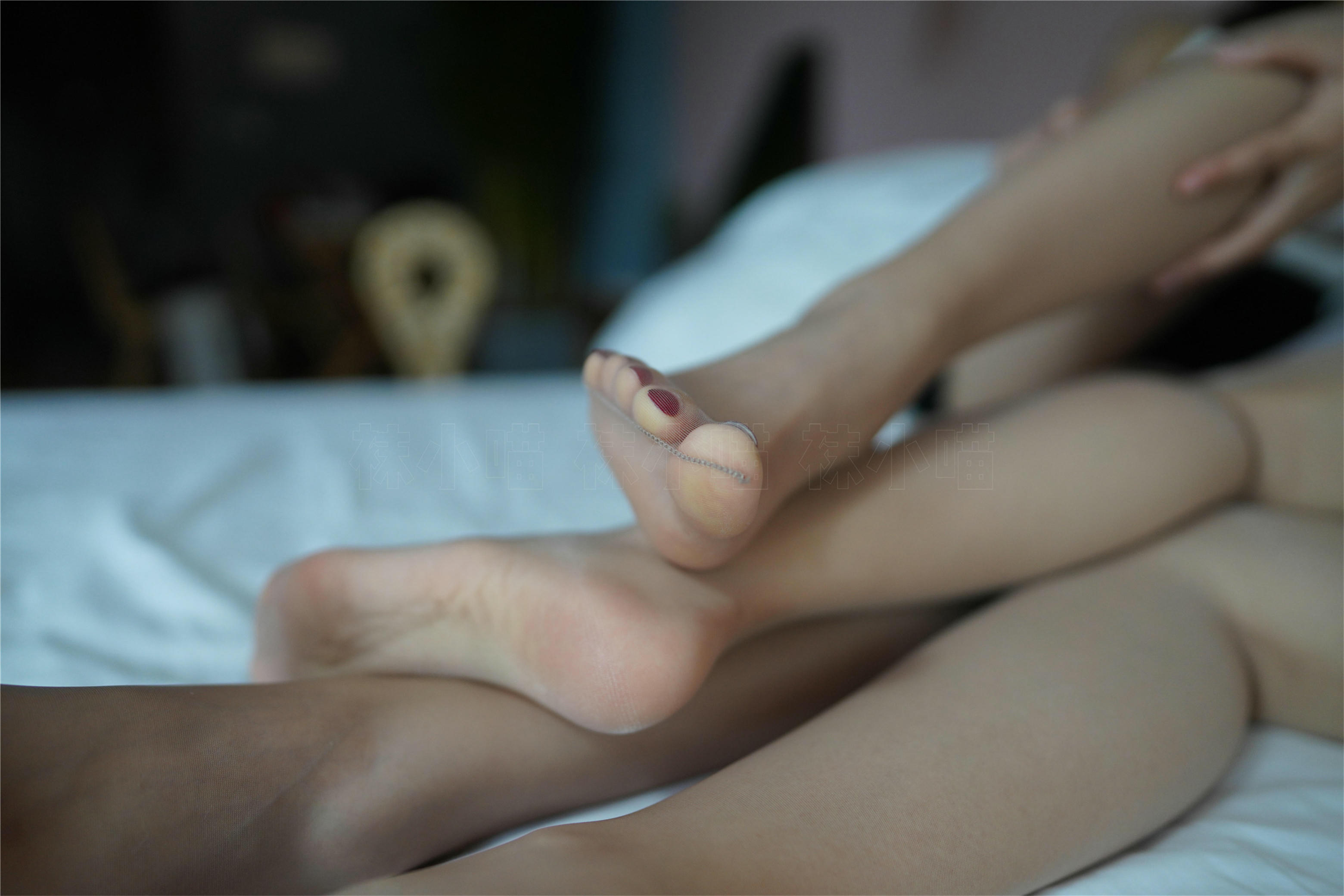 袜小喵 KT215 一起赖床呀 [60P+169M]_第3集