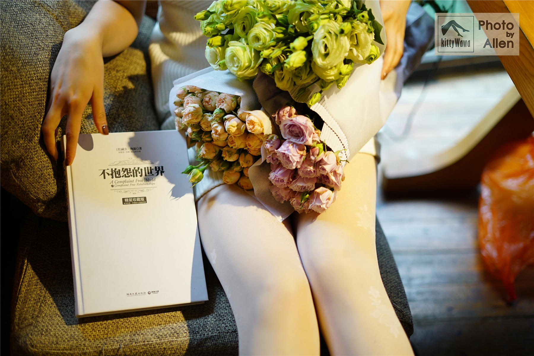 袜小喵 KT025 被花耽误的一期 [99P+23M]_第1集