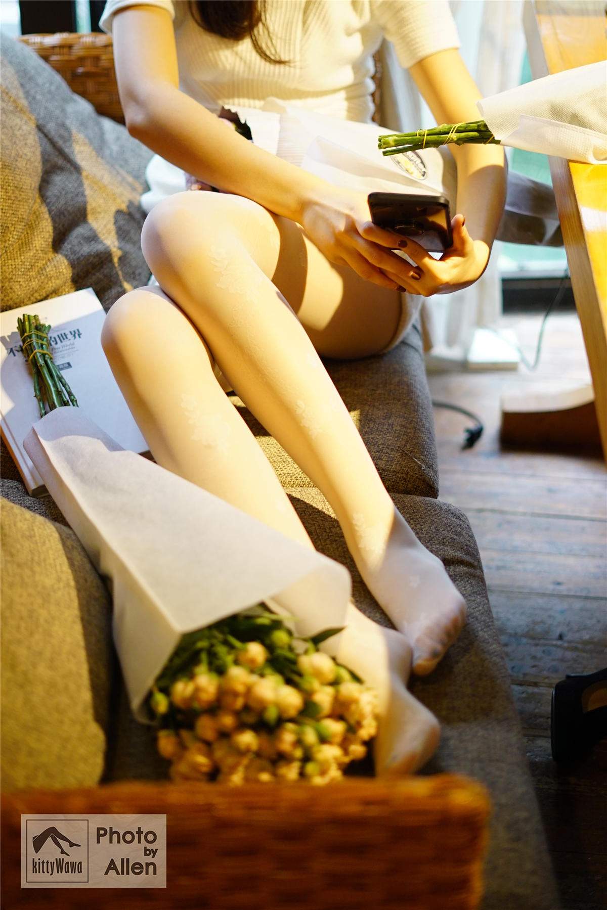 袜小喵 KT025 被花耽误的一期 [99P+23M]_第3集