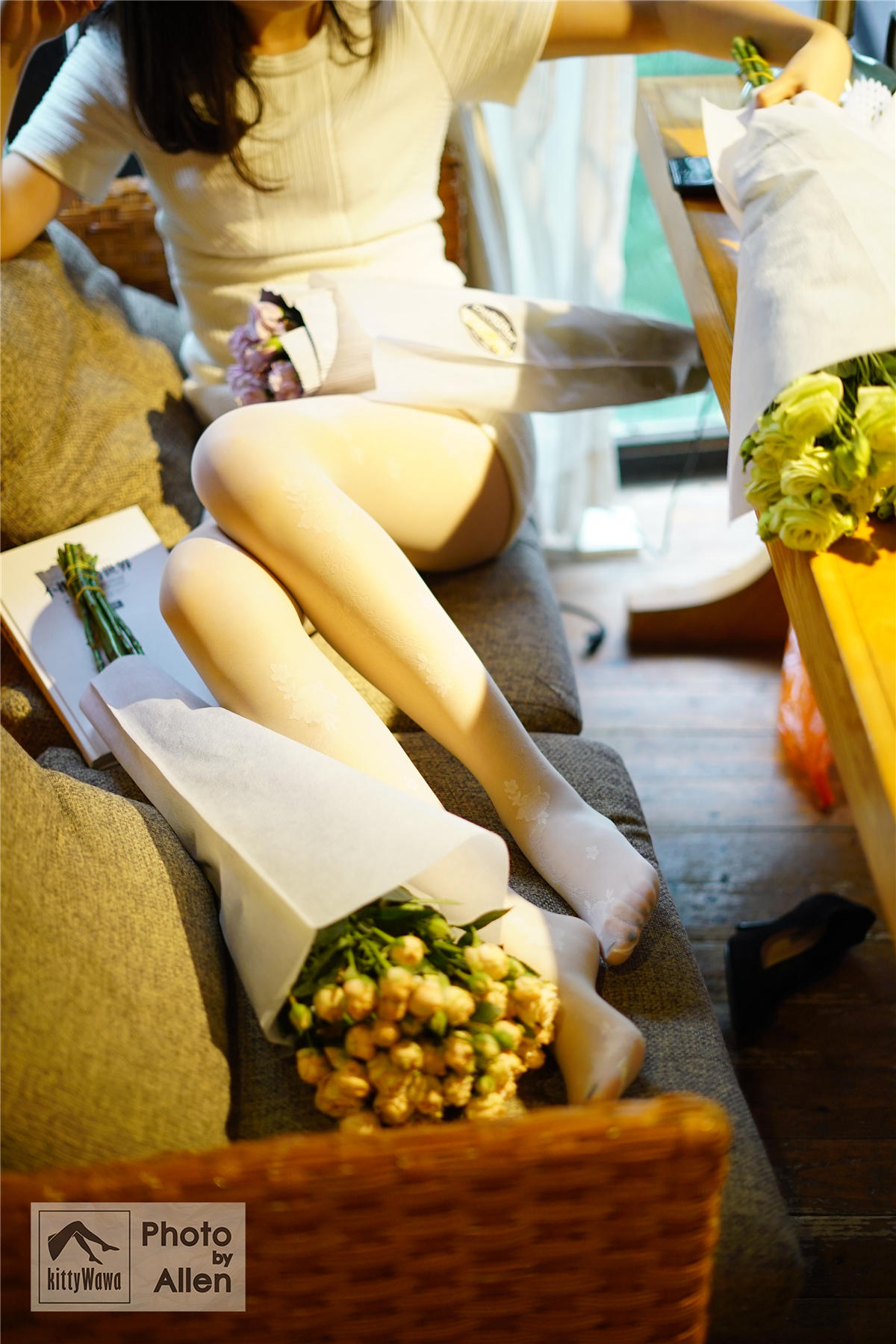 袜小喵 KT025 被花耽误的一期 [99P+23M]_第3集