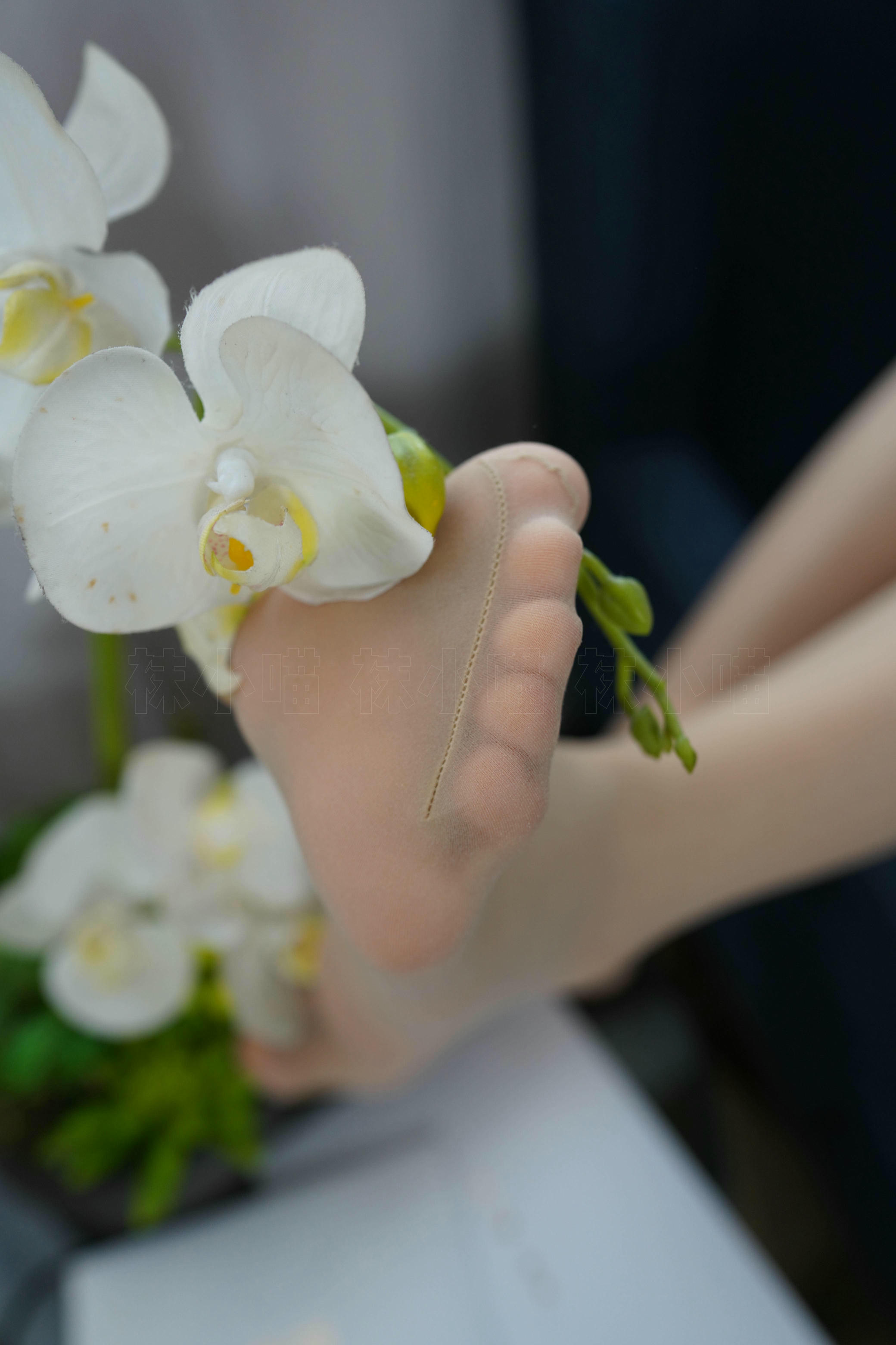 袜小喵 KT252 浅蓝连衣裙 [88P+116M]_第4集