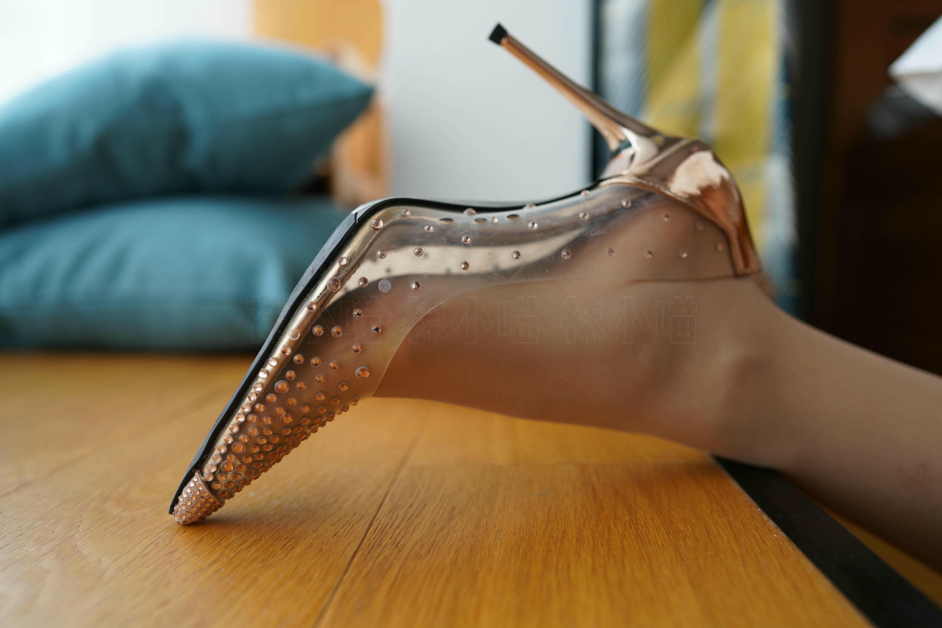 袜小喵 KT269 清新小格子 [99P+128M]_第4集