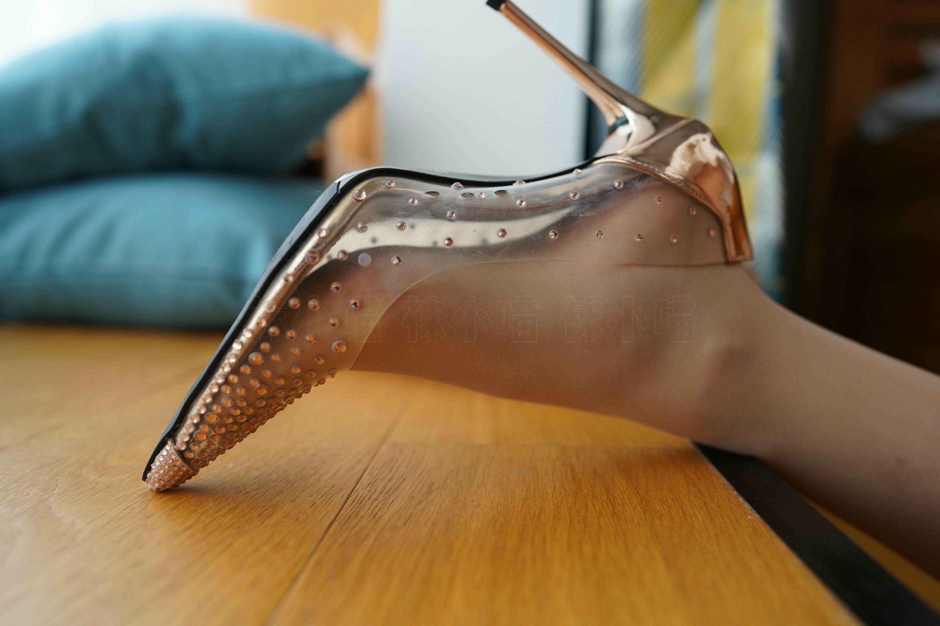 袜小喵 KT269 清新小格子 [99P+128M]_第4集