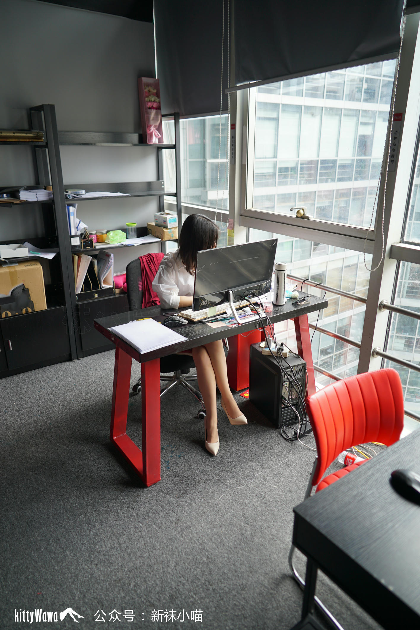 袜小喵故事集 KTS014 加班 [89P+535MB]_第2集