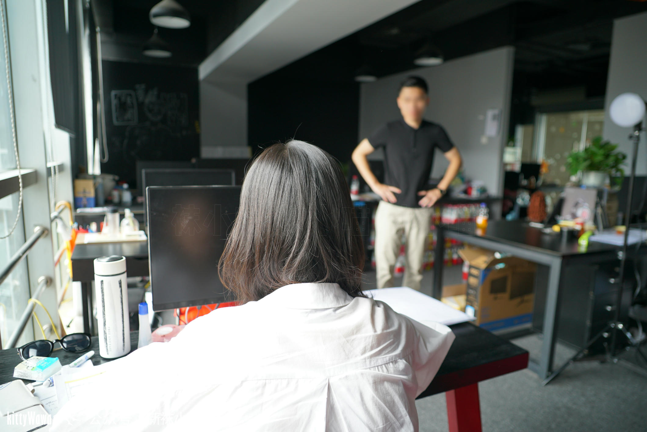 袜小喵故事集 KTS014 加班 [89P+535MB]_第2集