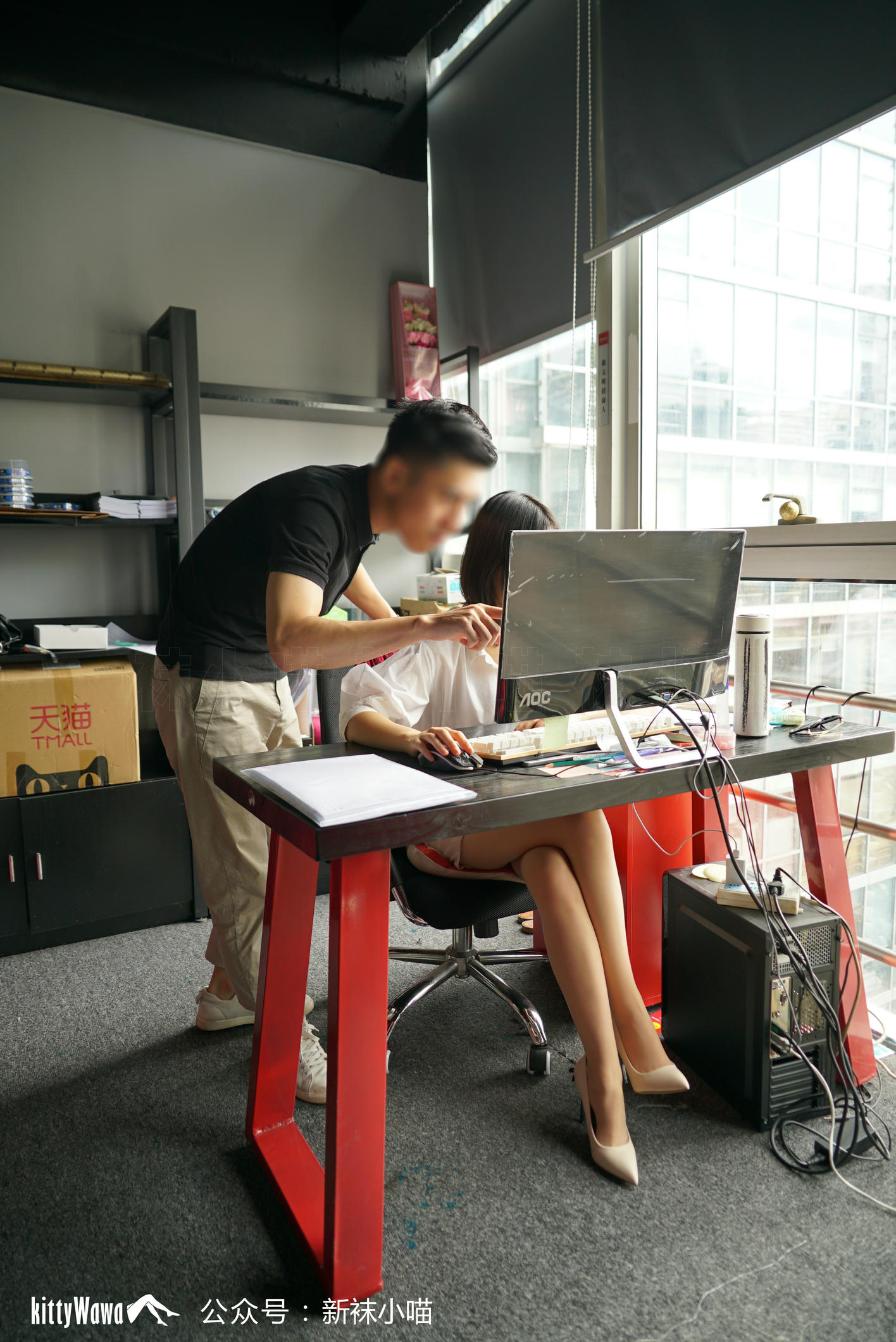 袜小喵故事集 KTS014 加班 [89P+535MB]_第2集