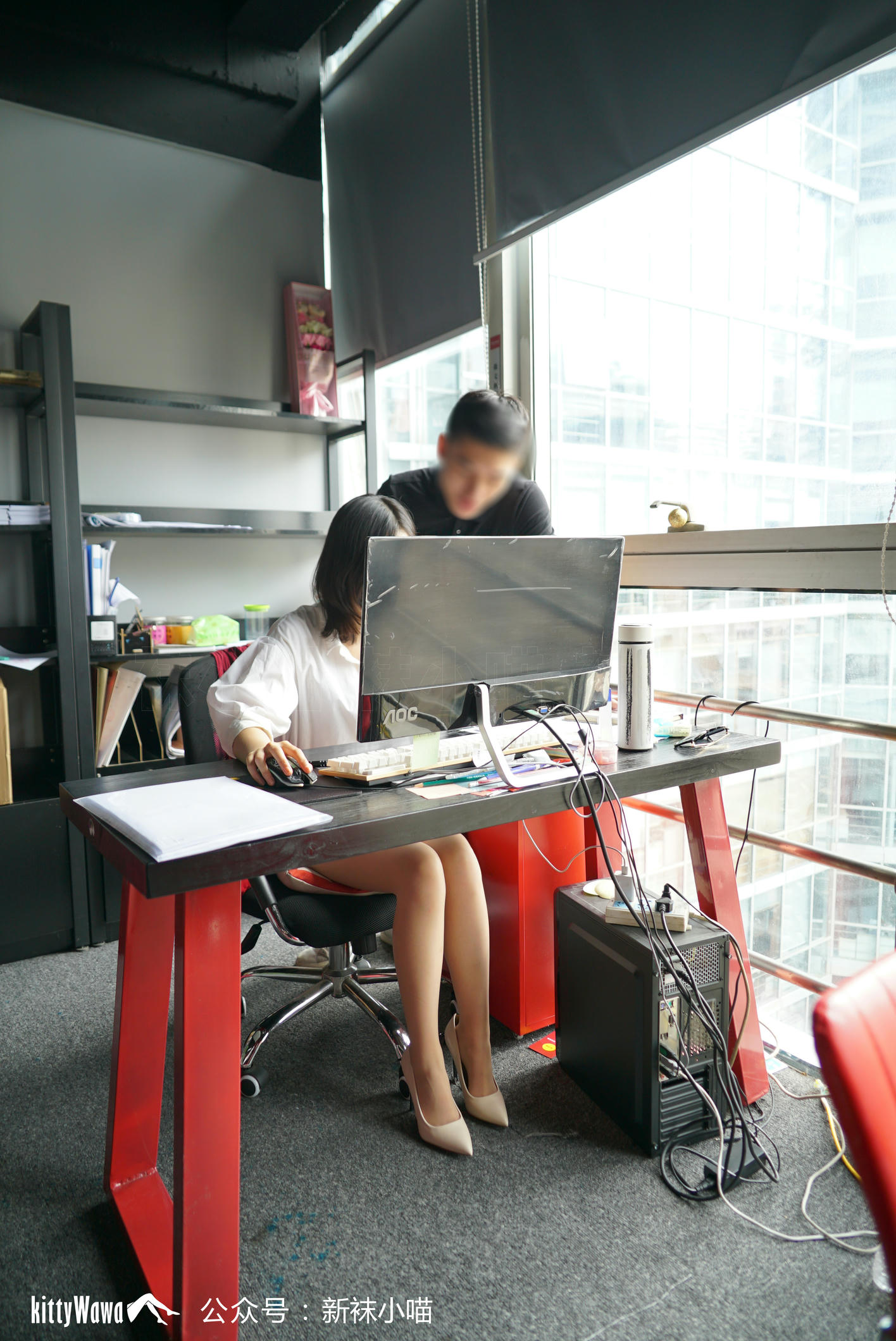 袜小喵故事集 KTS014 加班 [89P+535MB]_第2集