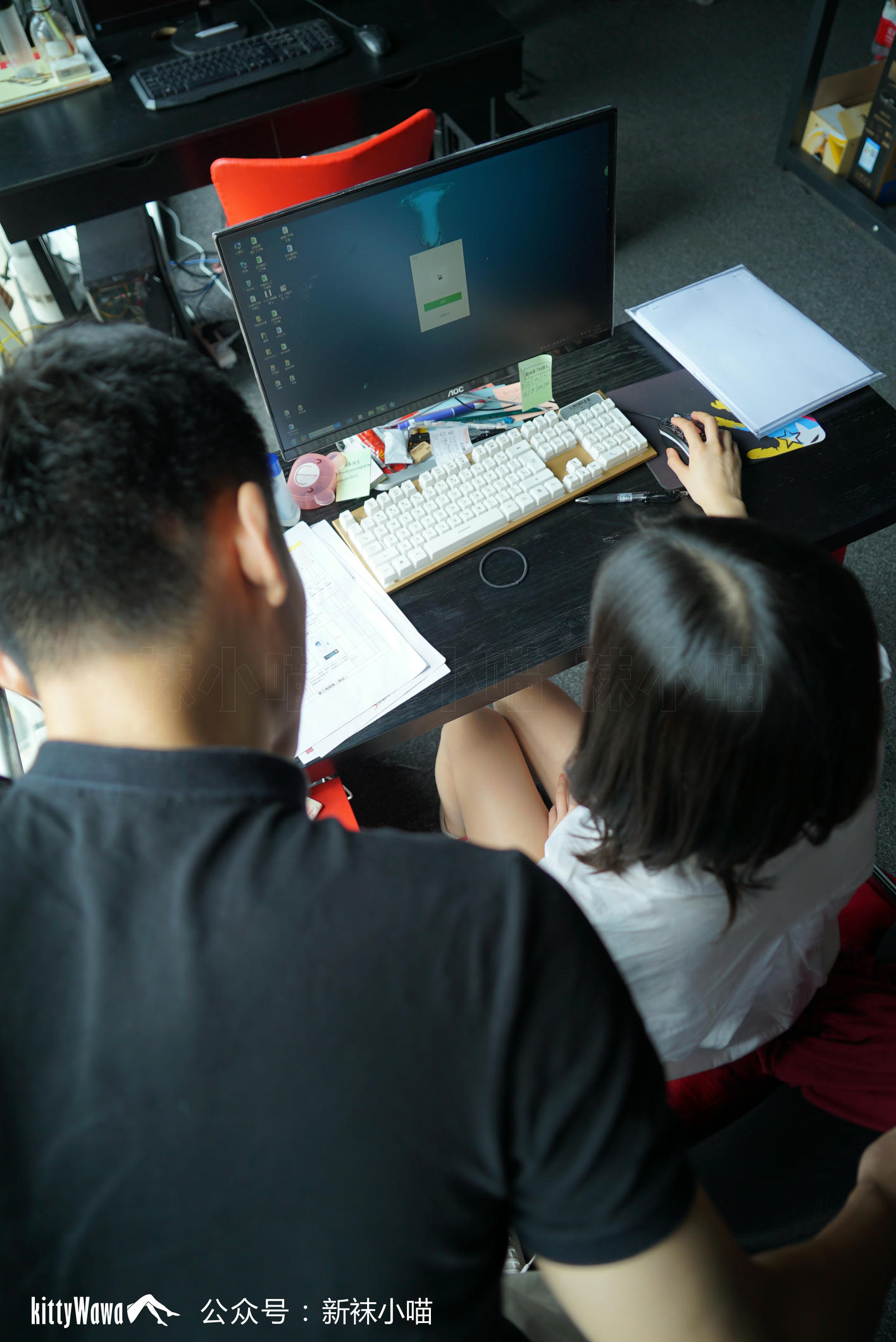 袜小喵故事集 KTS014 加班 [89P+535MB]_第2集