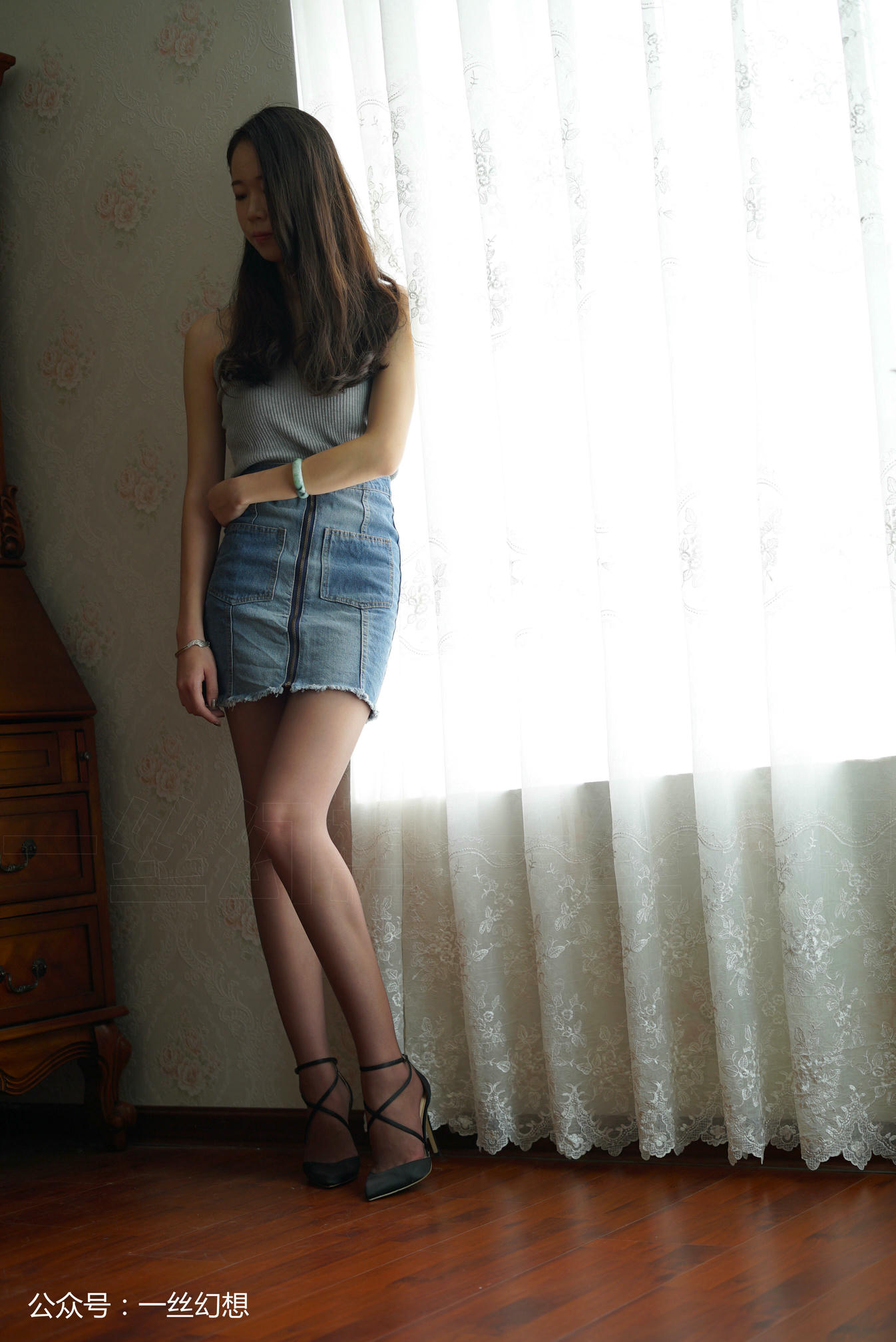 高丝女子图鉴 袜小喵×一丝幻想 NZ016 茜茜[59P+47MB]_第2集