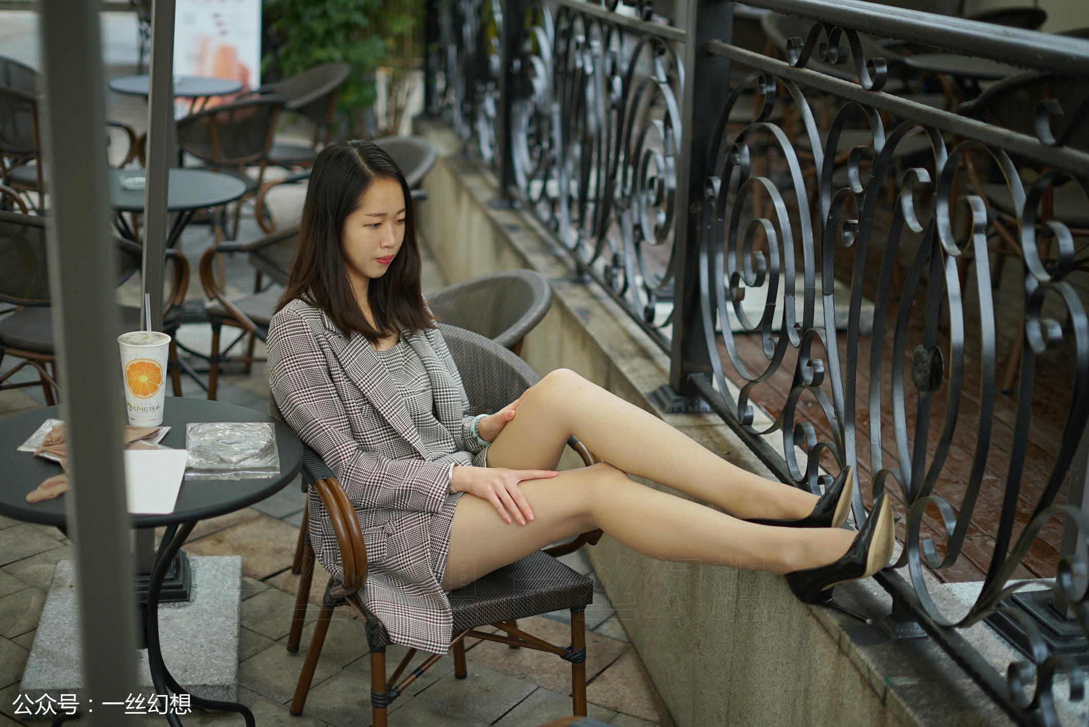 高丝女子图鉴 袜小喵×一丝幻想 NZ032 茜茜 [59P+75MB]_第3集