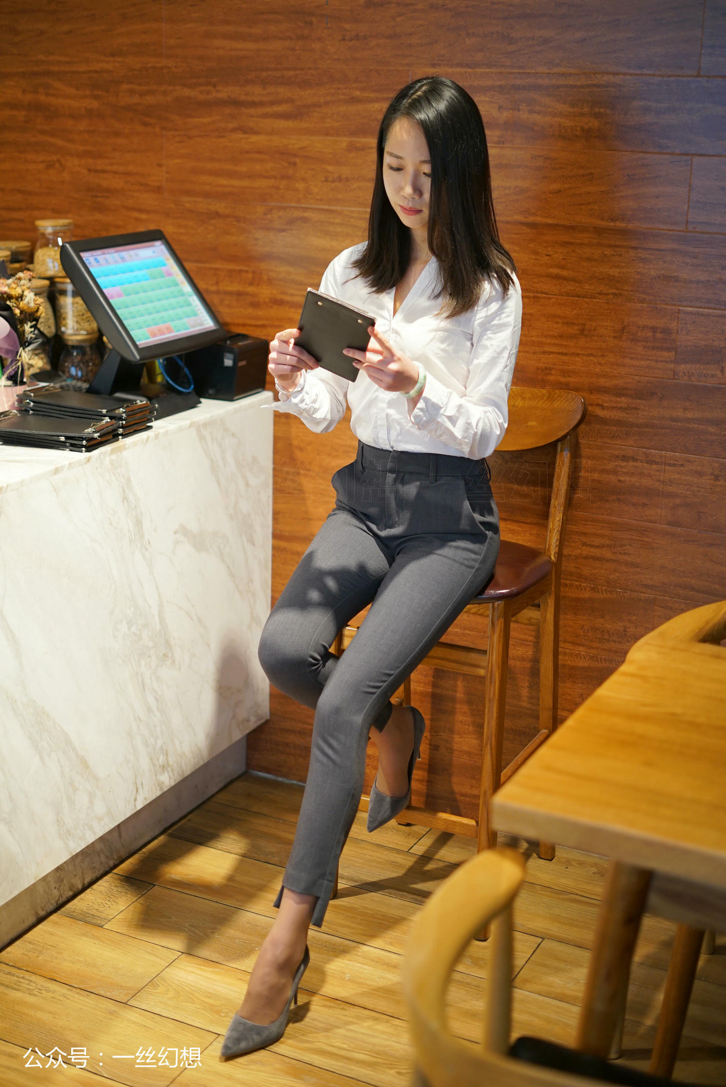 高丝女子图鉴 袜小喵×一丝幻想 NZ036 茜茜 [59P+65MB]_第1集