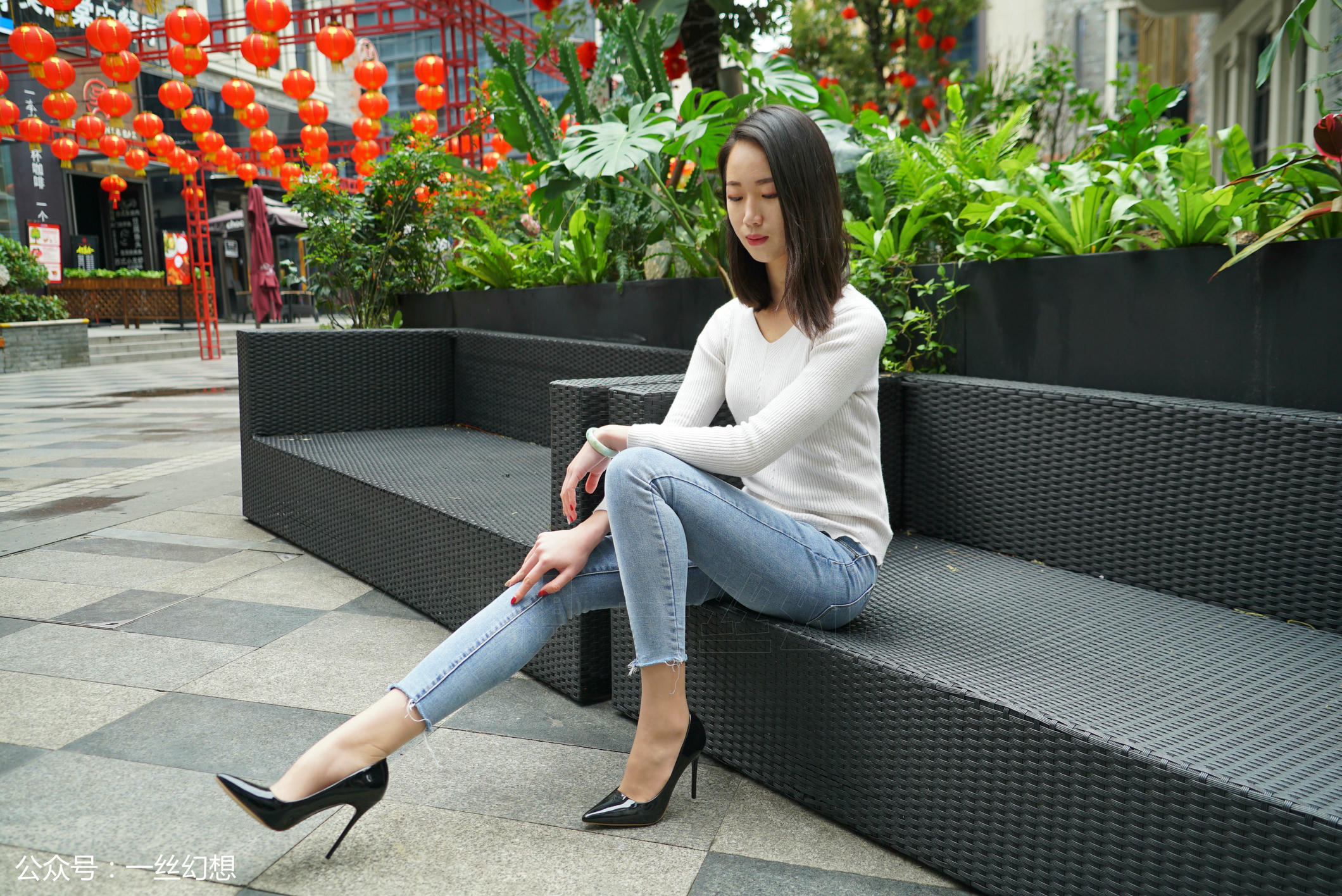 高丝女子图鉴 袜小喵×一丝幻想 NZ052 茜茜 [59P+78MB]_第1集