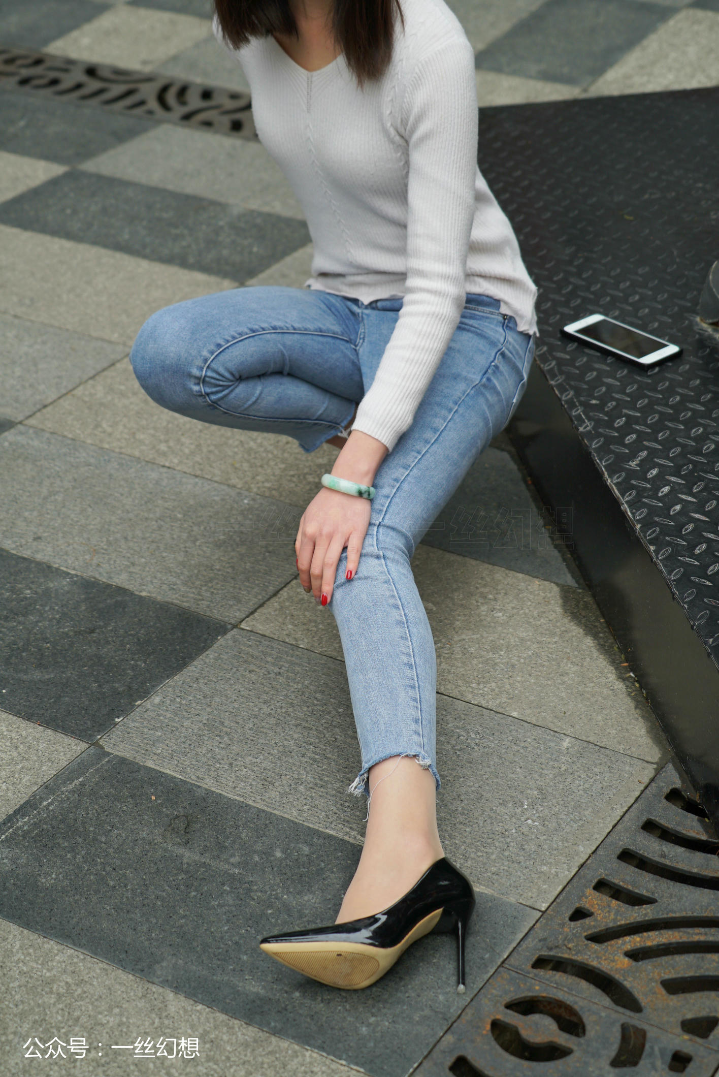 高丝女子图鉴 袜小喵×一丝幻想 NZ052 茜茜 [59P+78MB]_第2集