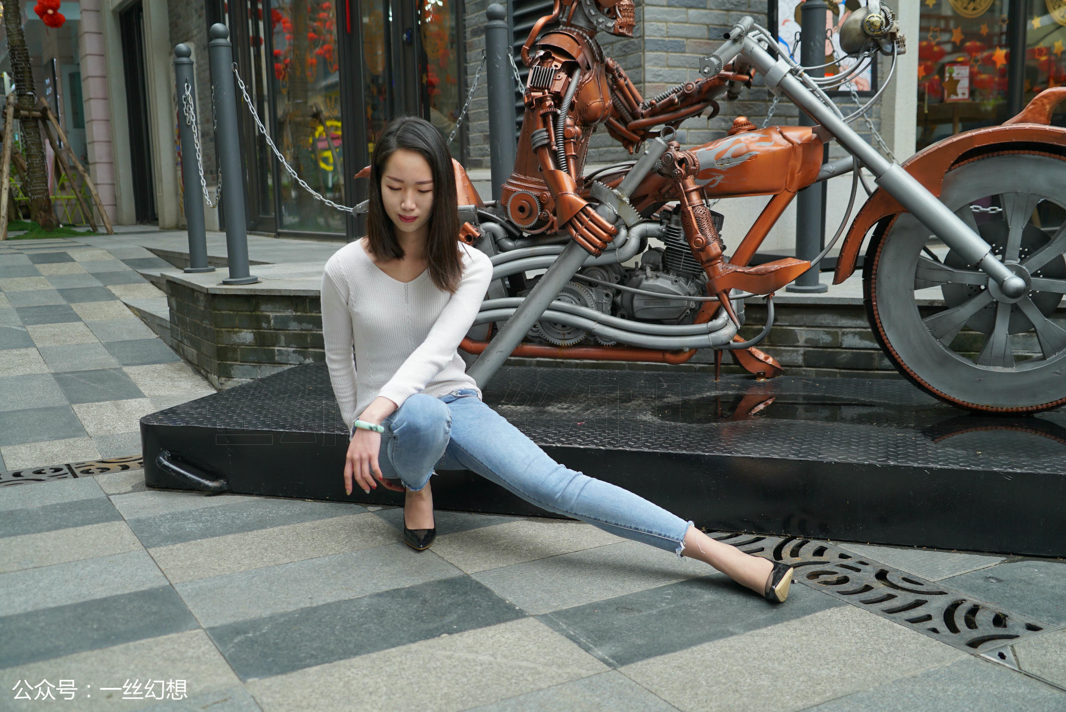 高丝女子图鉴 袜小喵×一丝幻想 NZ052 茜茜 [59P+78MB]_第2集