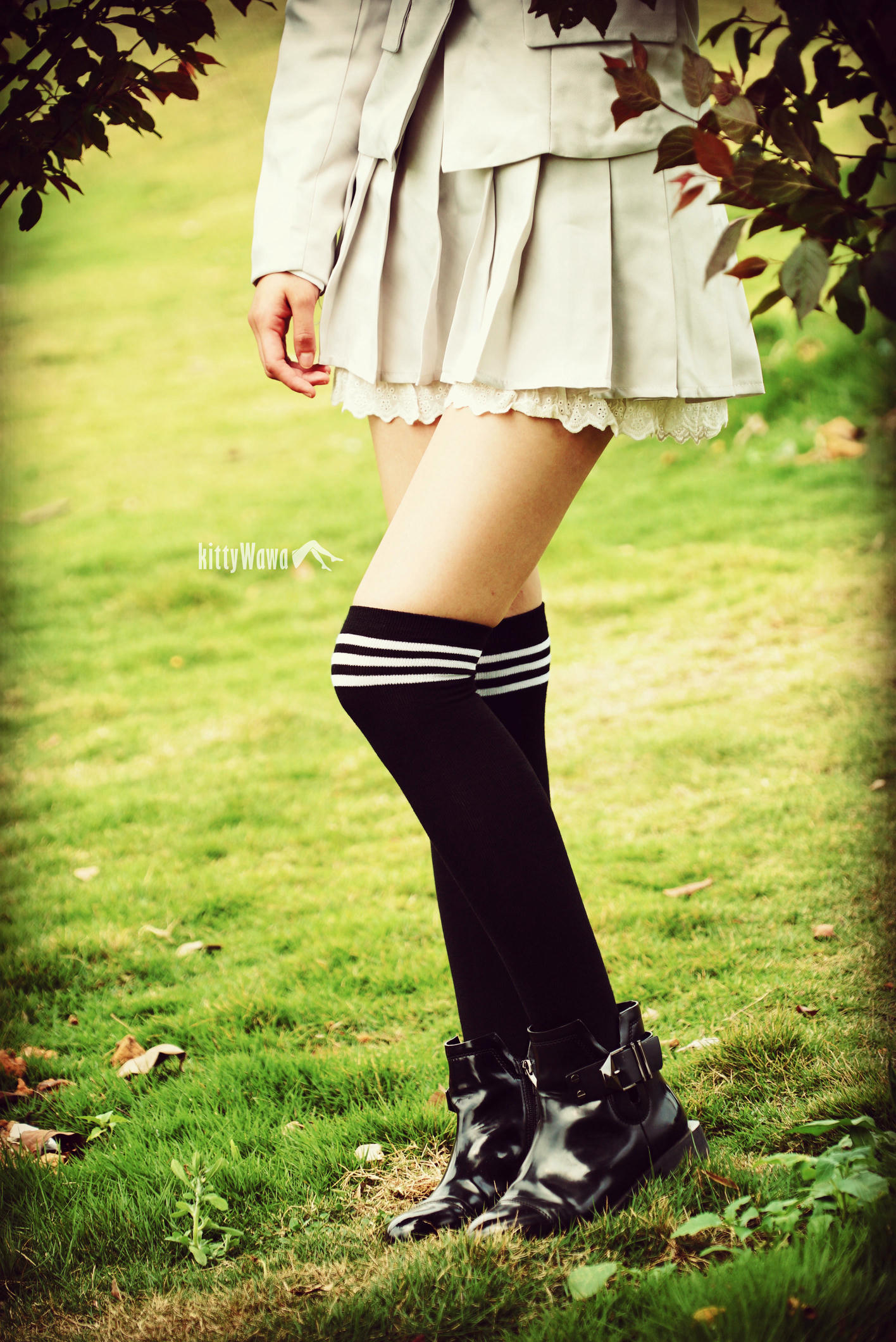 袜小喵 KT043 落地成盒 [59P+87M]_第1集