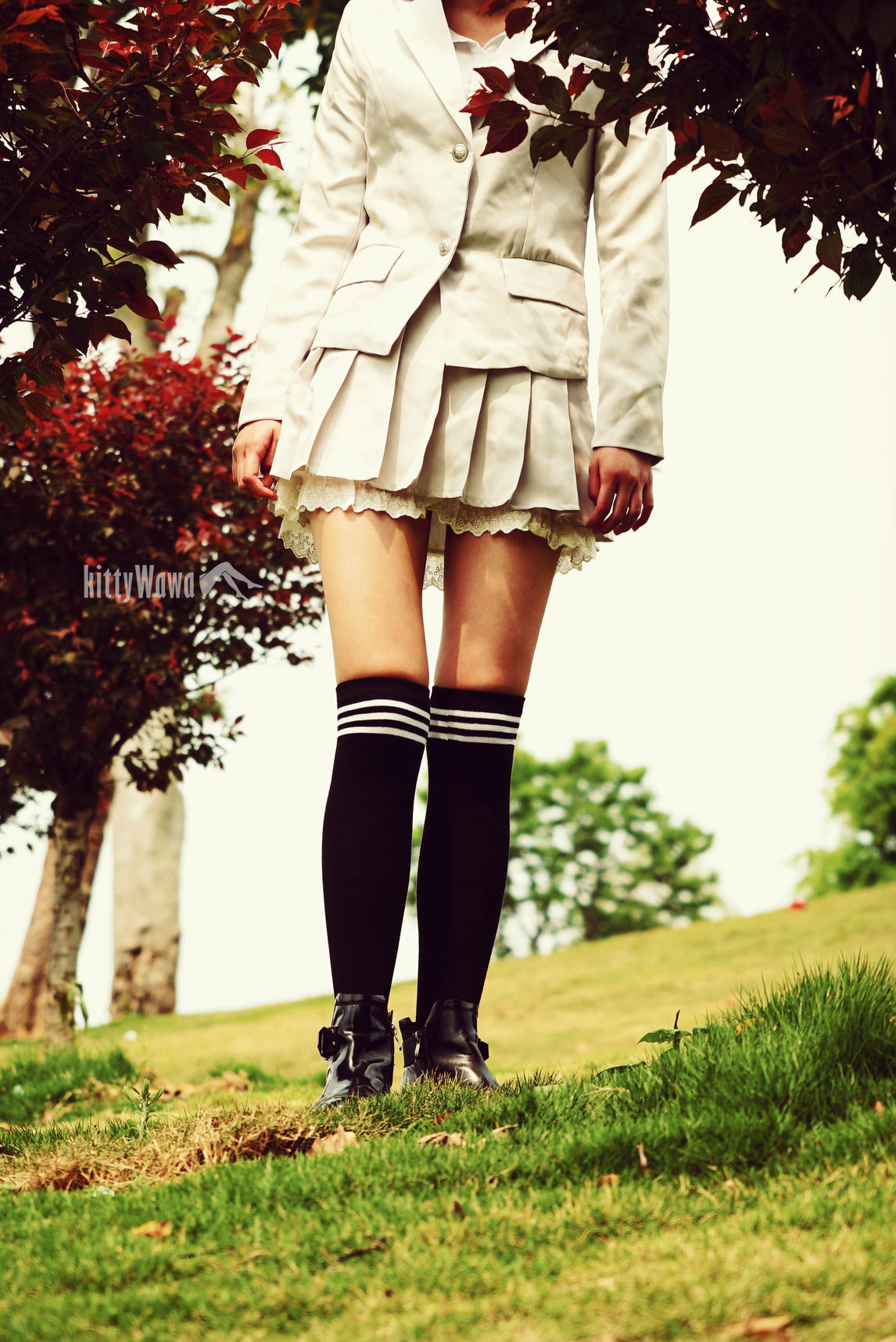 袜小喵 KT043 落地成盒 [59P+87M]_第1集