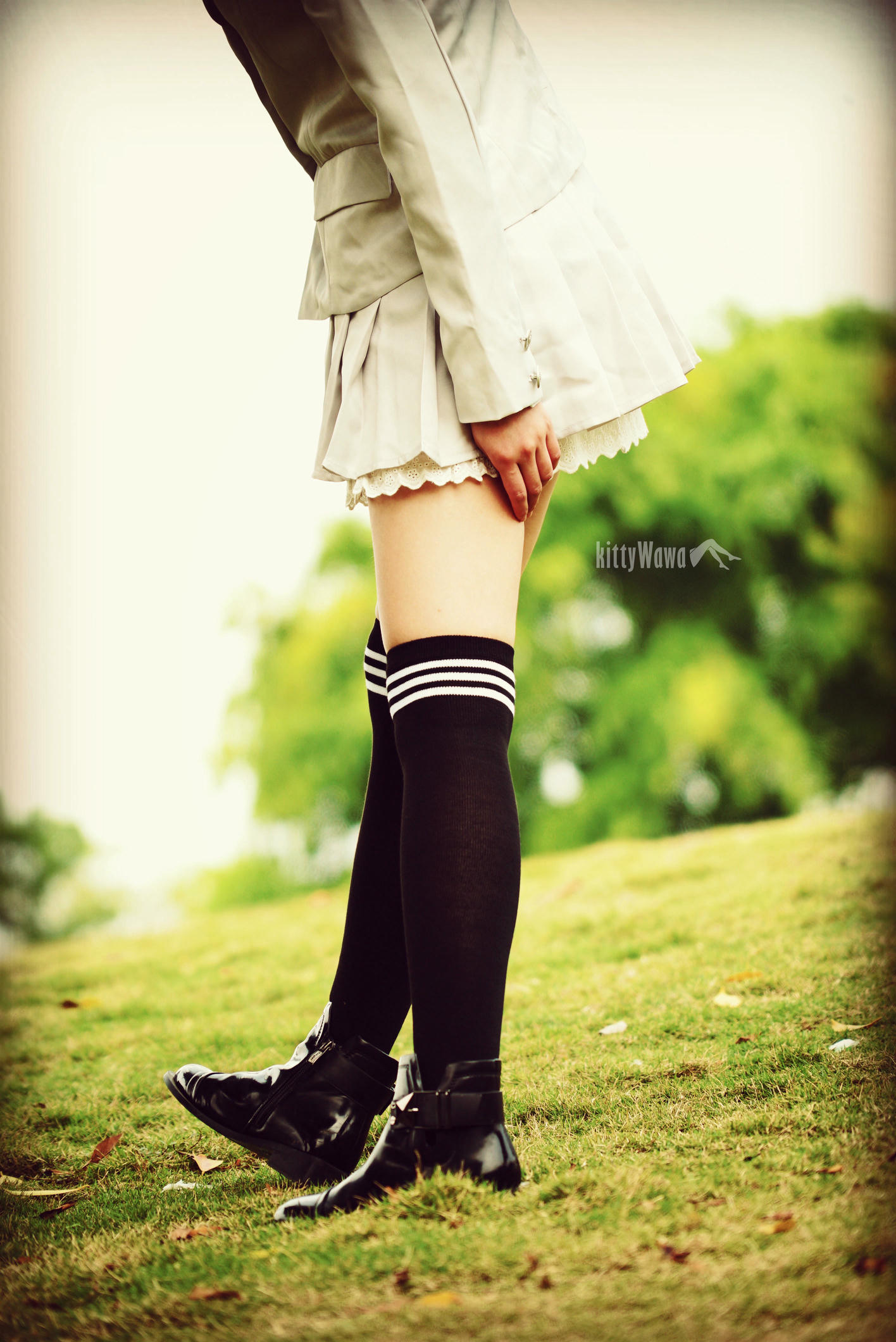 袜小喵 KT043 落地成盒 [59P+87M]_第1集