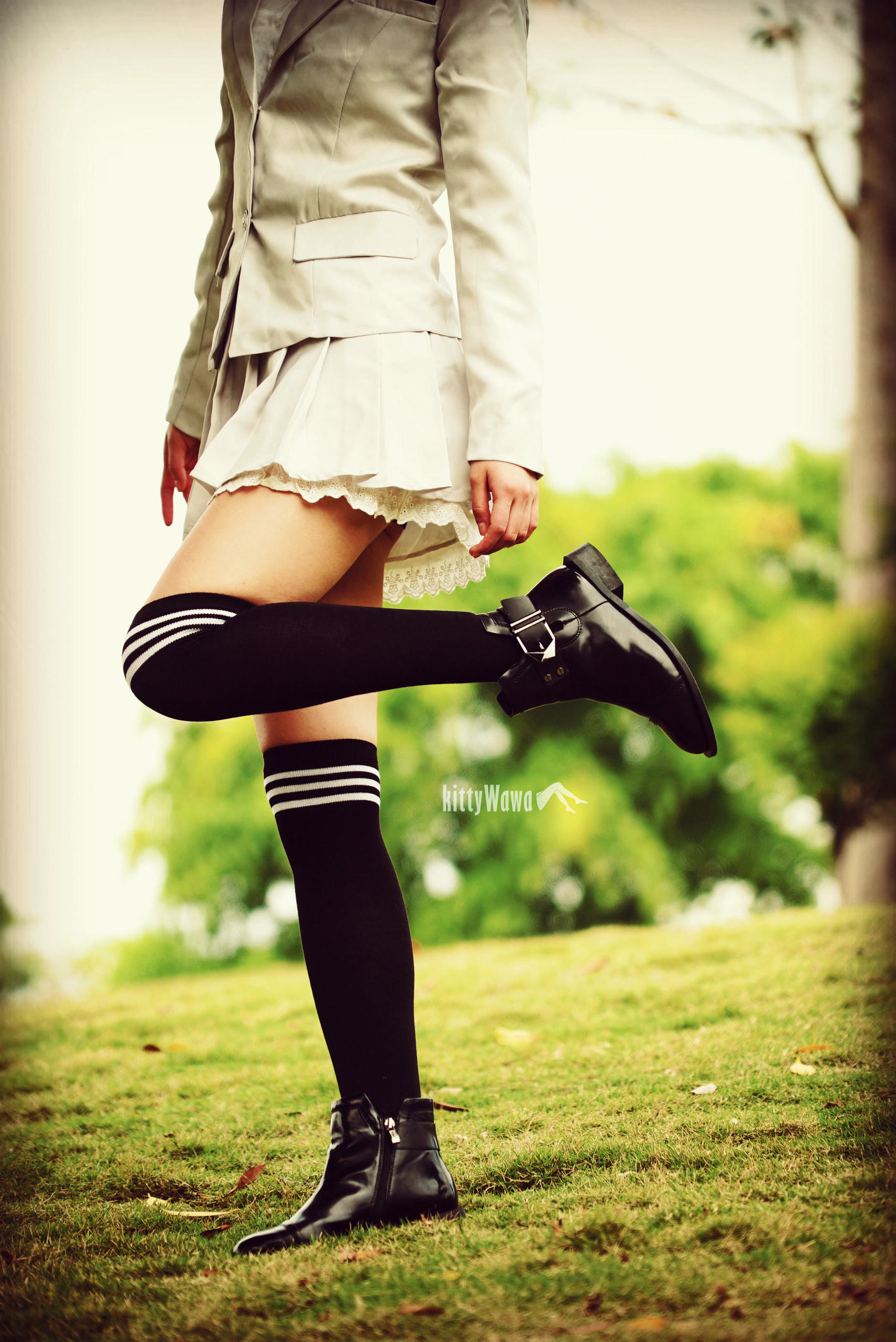 袜小喵 KT043 落地成盒 [59P+87M]_第1集