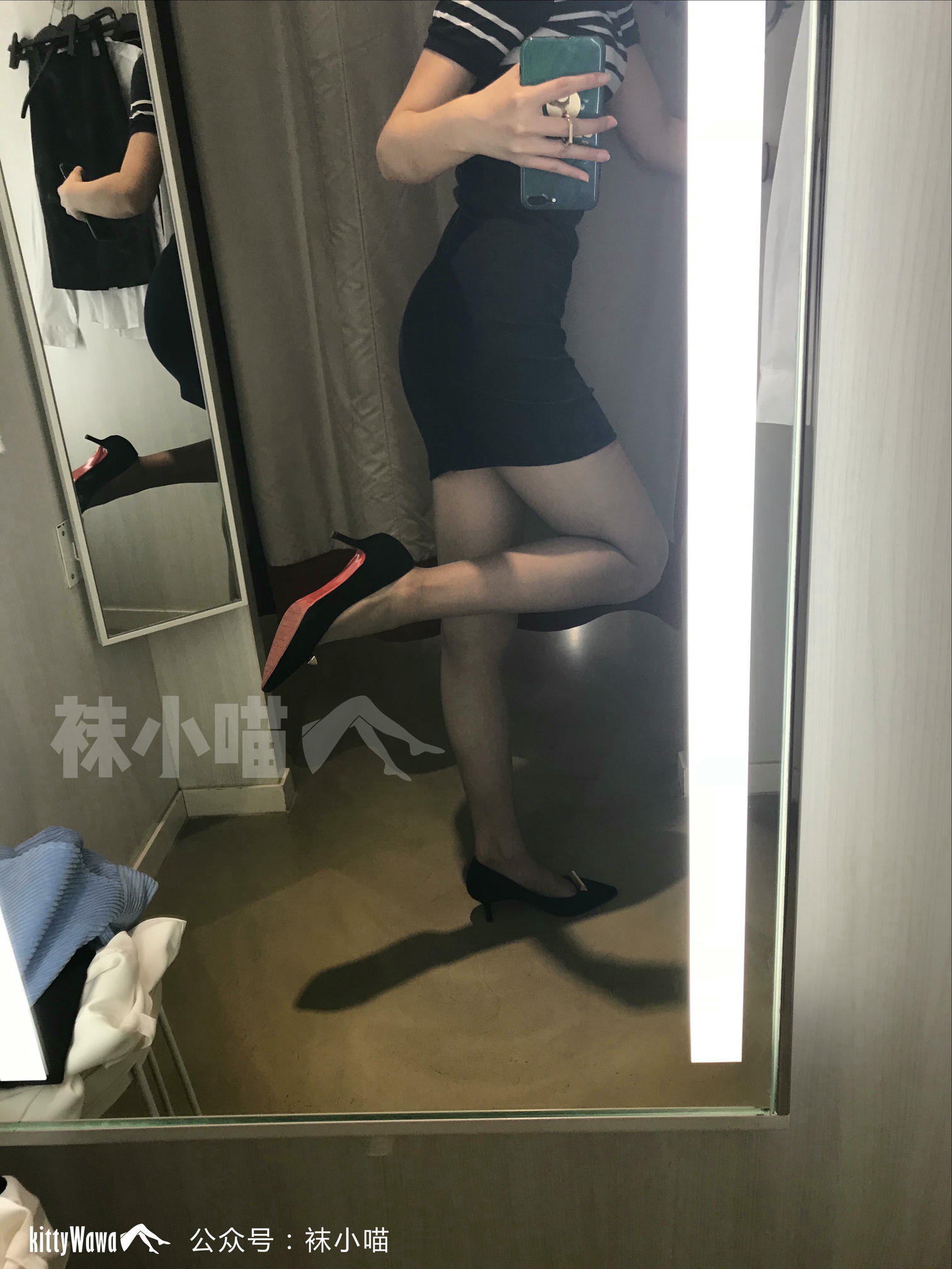袜小喵 KT059 喵姐姐的试衣间 [90P+75M]_第1集