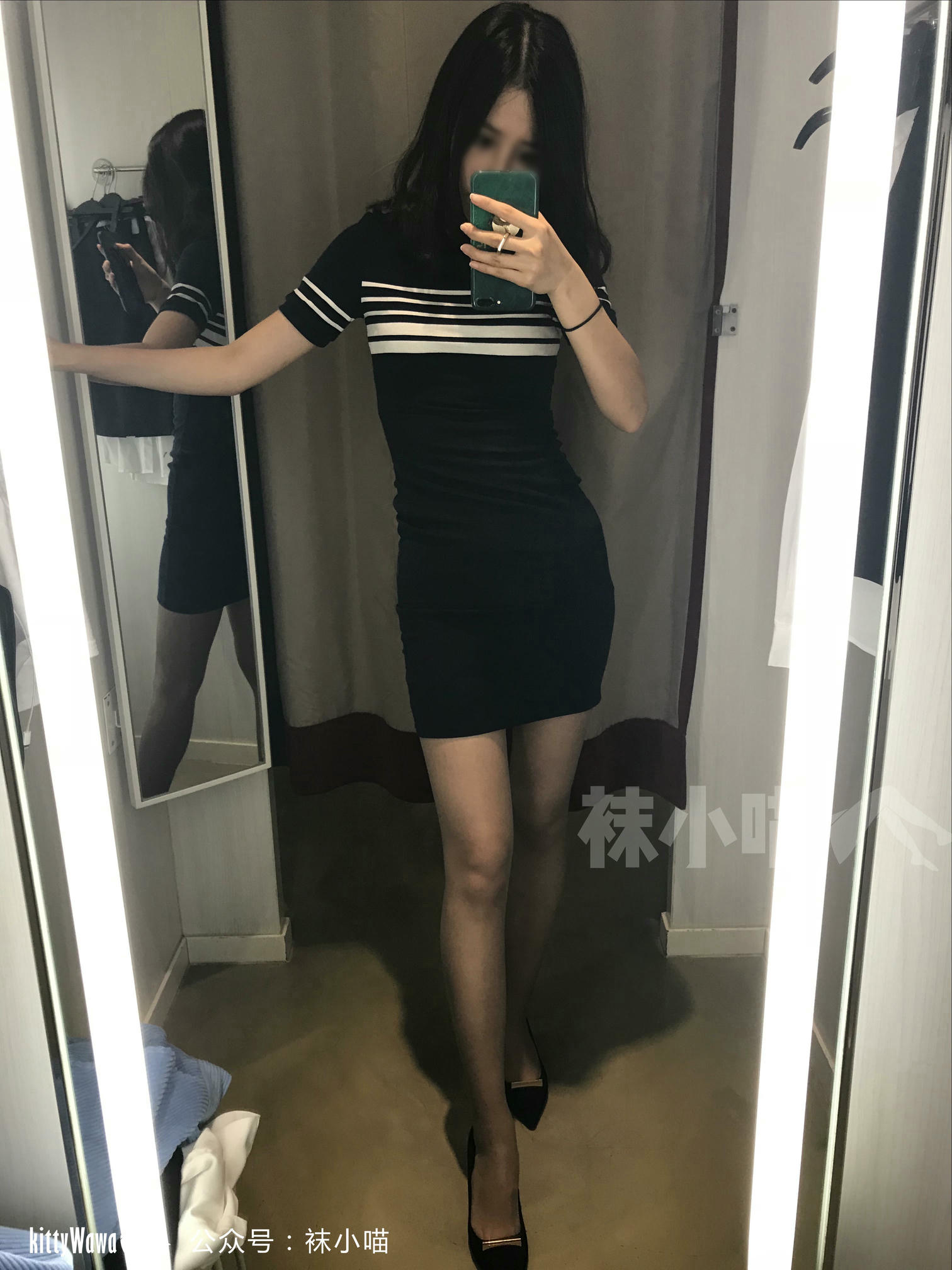 袜小喵 KT059 喵姐姐的试衣间 [90P+75M]_第1集