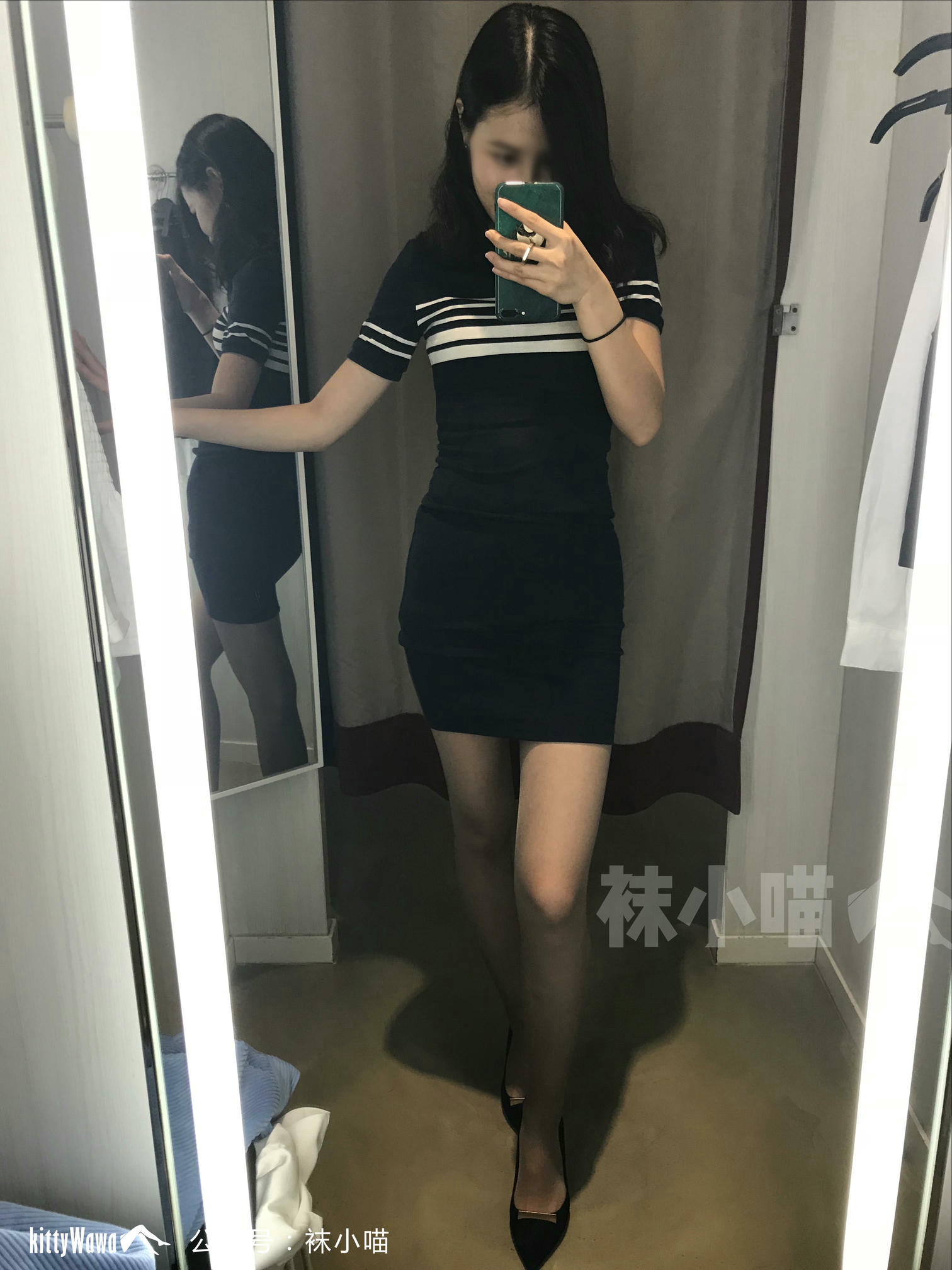 袜小喵 KT059 喵姐姐的试衣间 [90P+75M]_第1集