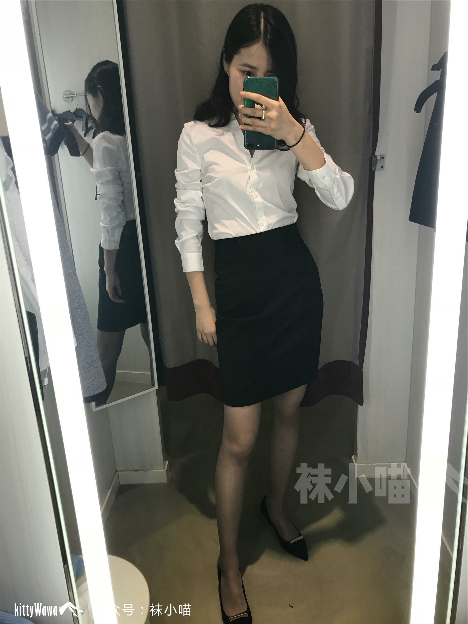 袜小喵 KT059 喵姐姐的试衣间 [90P+75M]_第1集