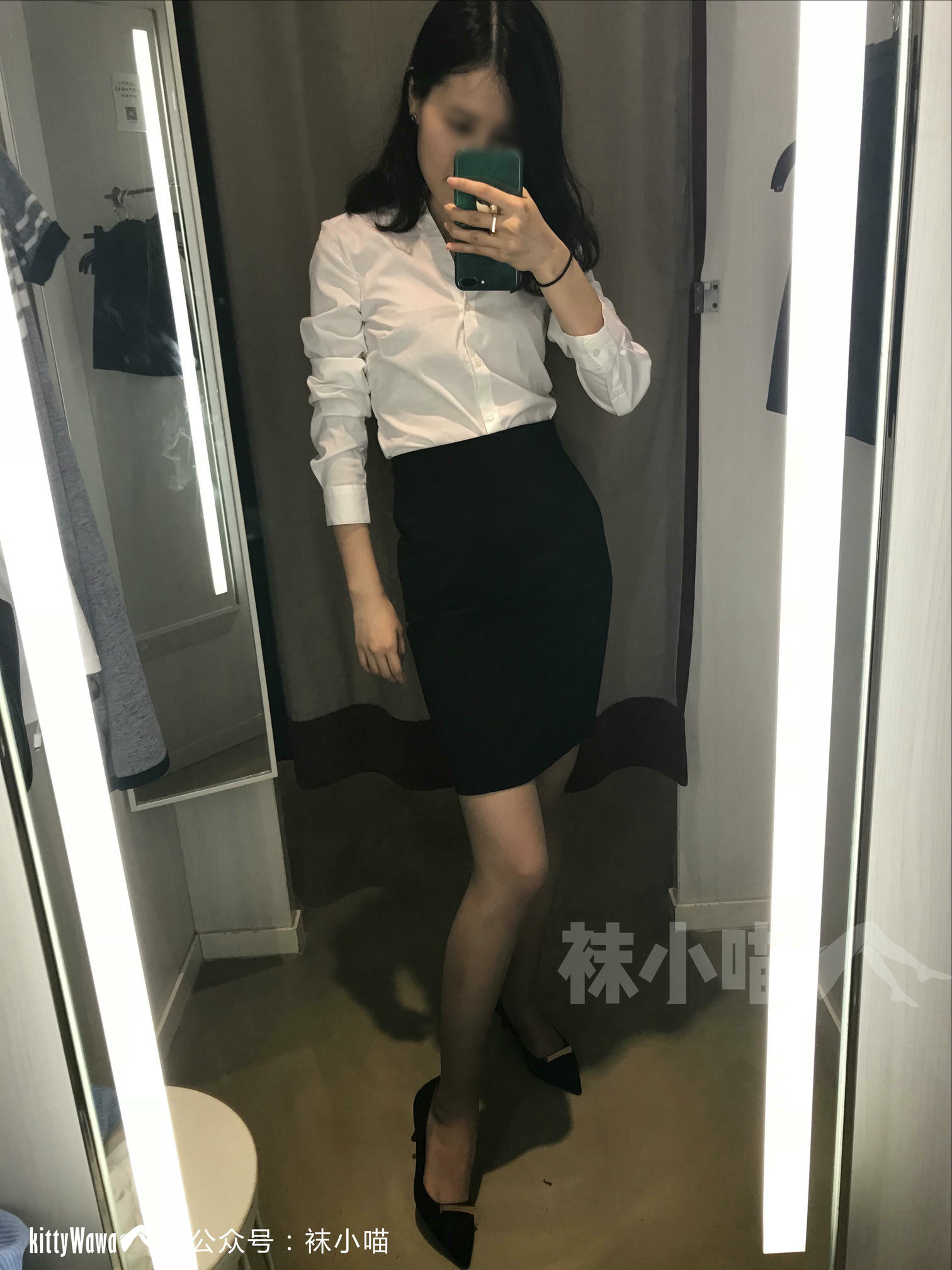 袜小喵 KT059 喵姐姐的试衣间 [90P+75M]_第1集