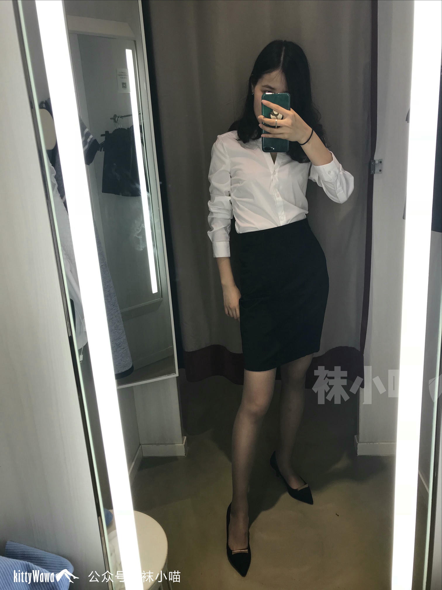 袜小喵 KT059 喵姐姐的试衣间 [90P+75M]_第1集