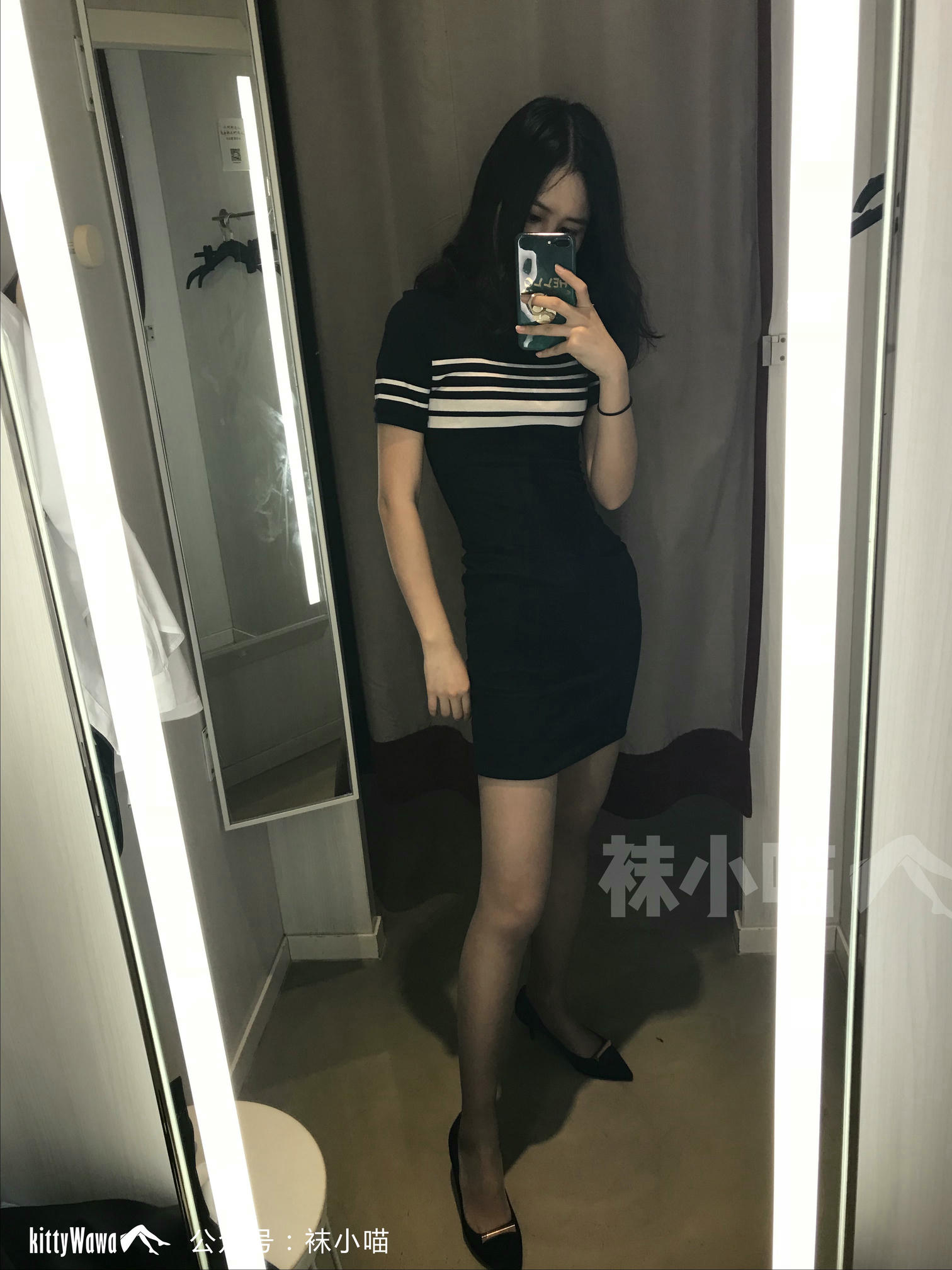 袜小喵 KT059 喵姐姐的试衣间 [90P+75M]_第2集