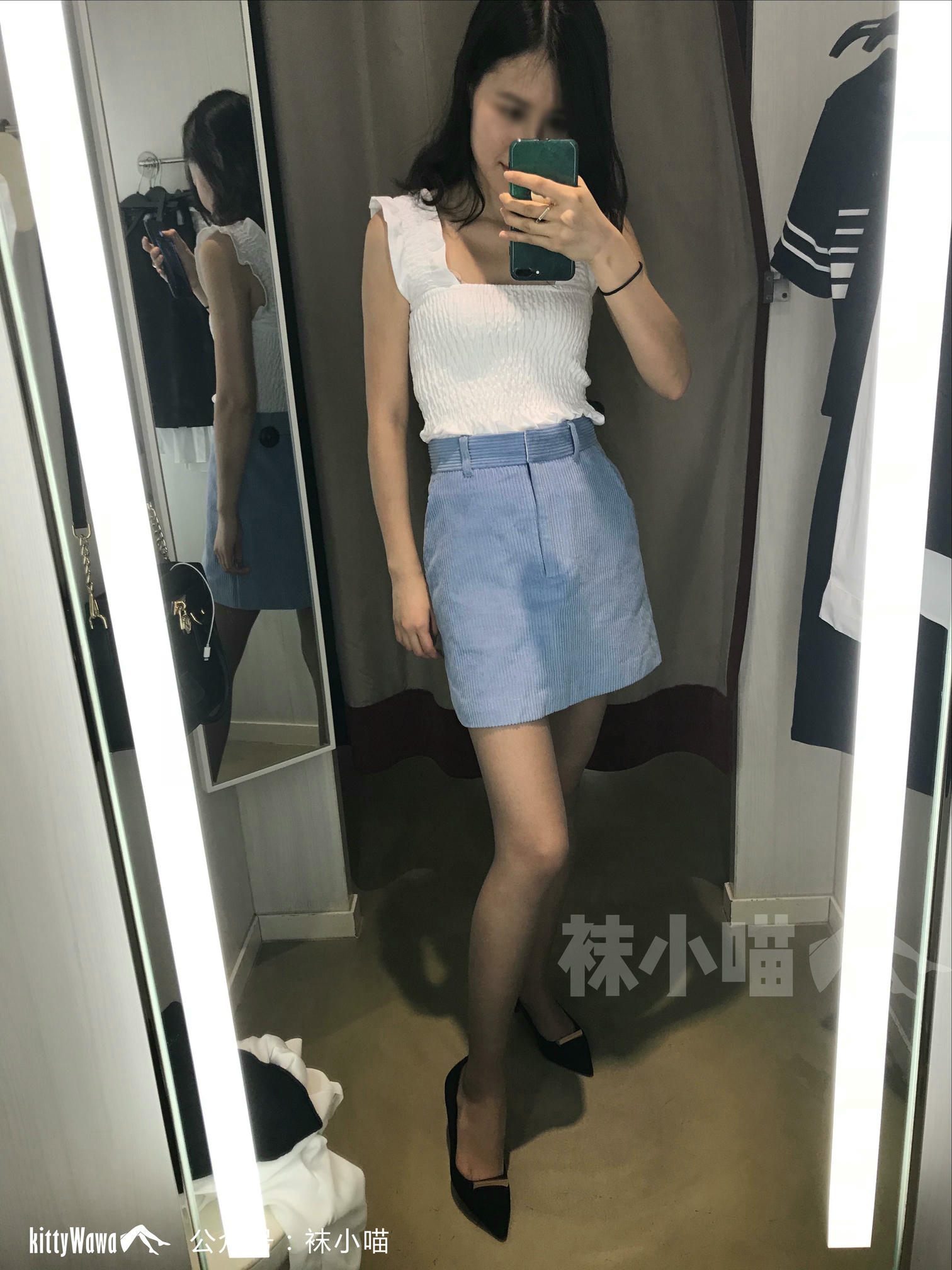 袜小喵 KT059 喵姐姐的试衣间 [90P+75M]_第1集