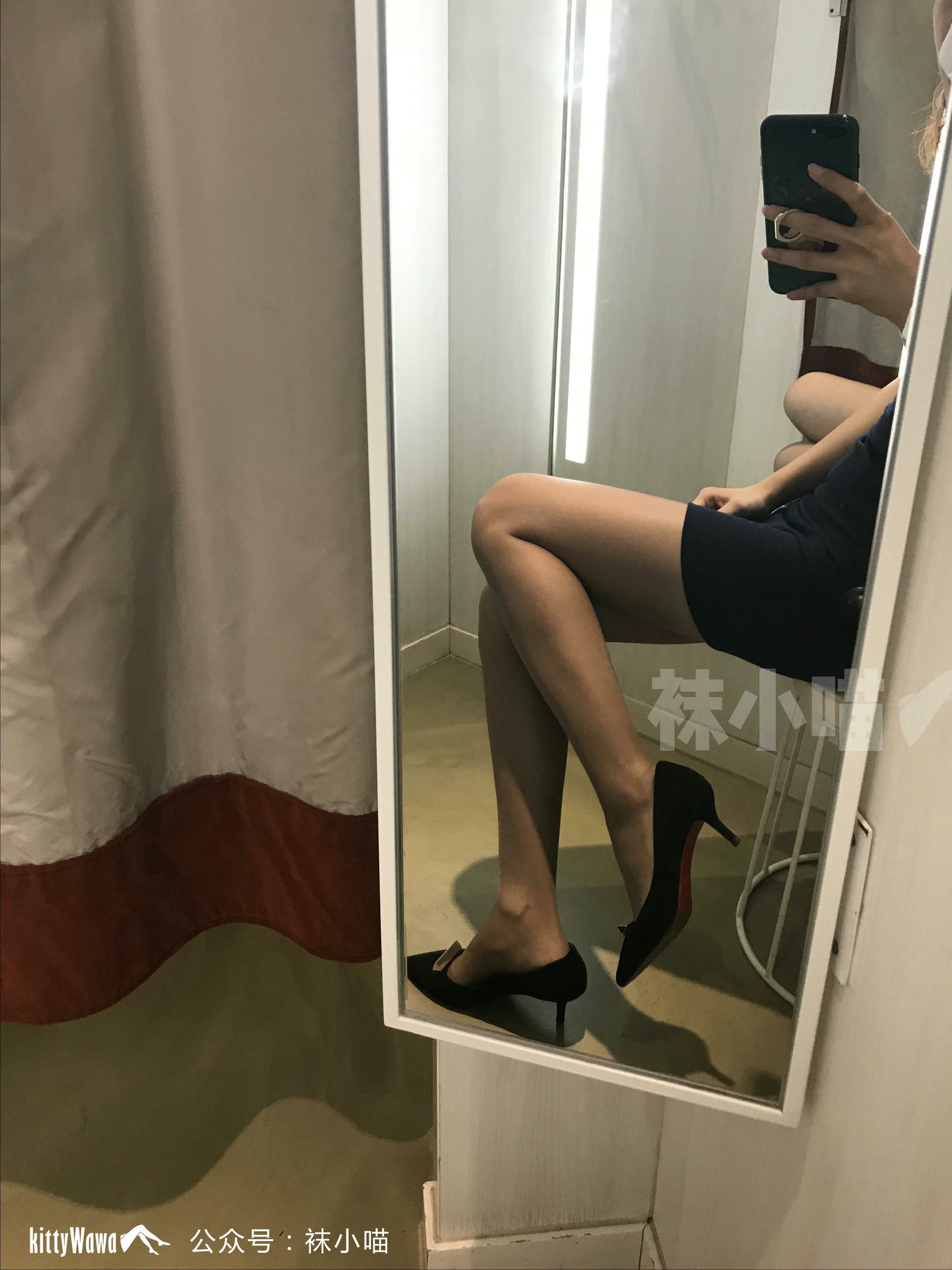 袜小喵 KT059 喵姐姐的试衣间 [90P+75M]_第2集