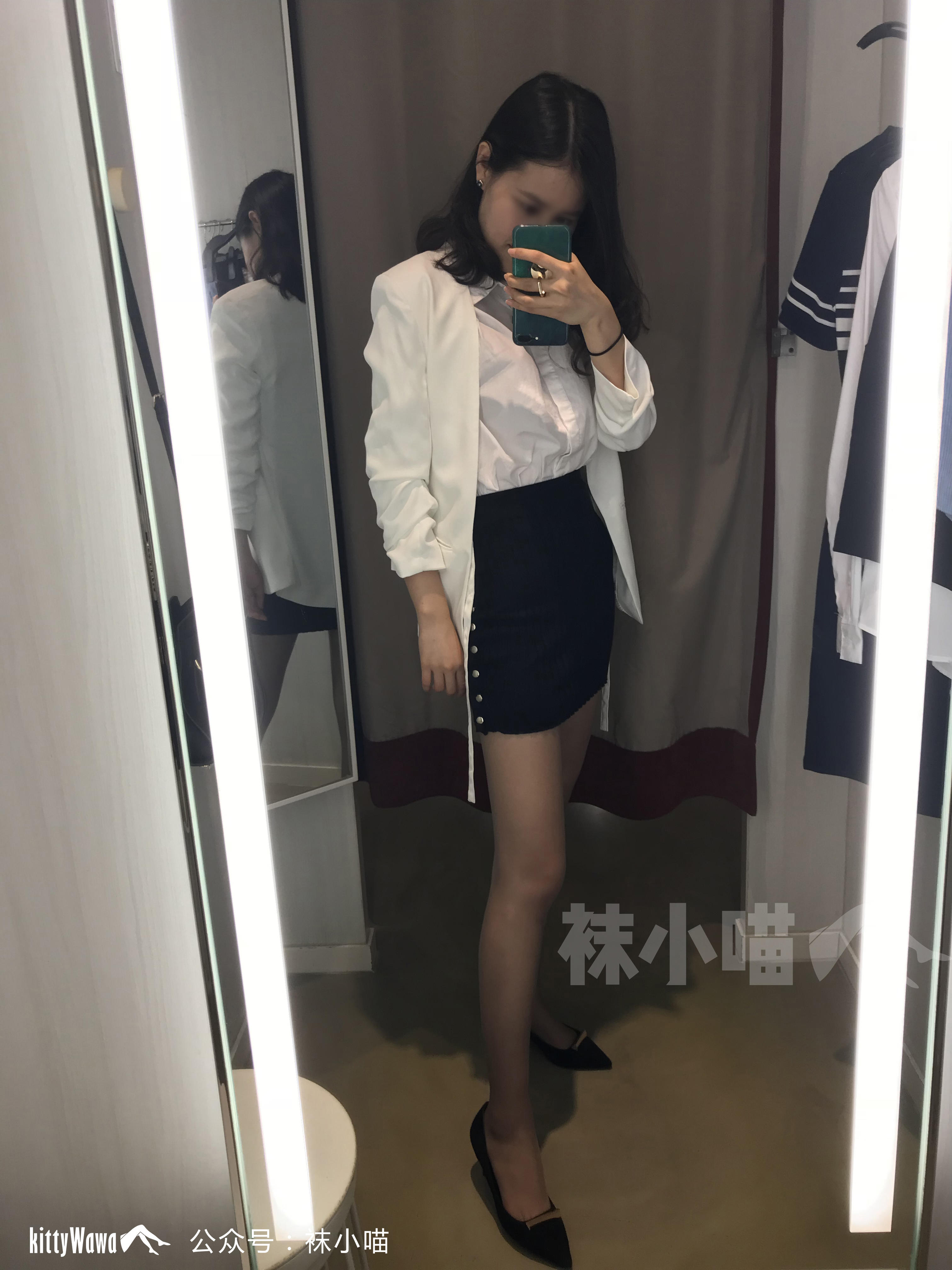 袜小喵 KT059 喵姐姐的试衣间 [90P+75M]_第2集