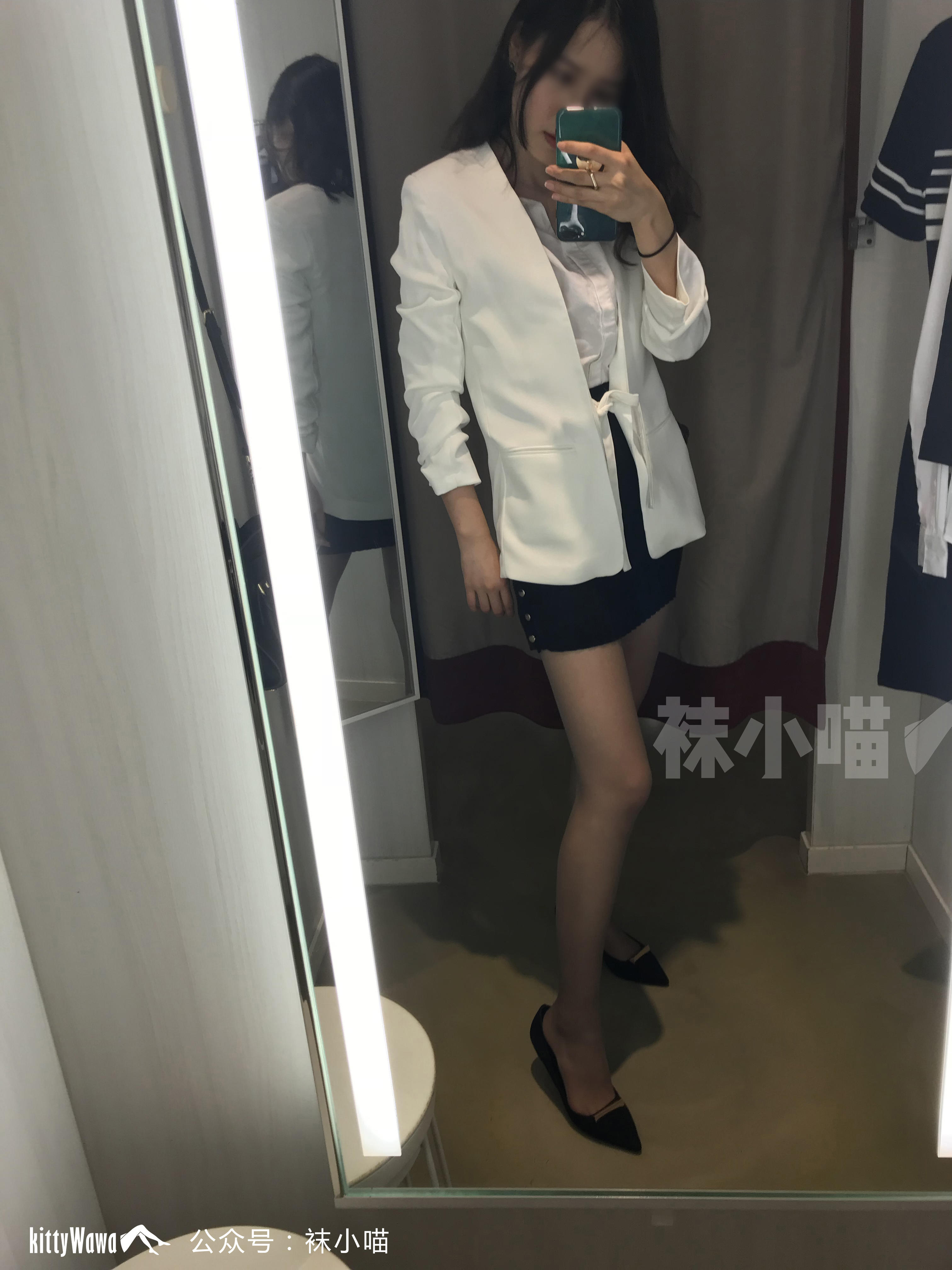 袜小喵 KT059 喵姐姐的试衣间 [90P+75M]_第2集