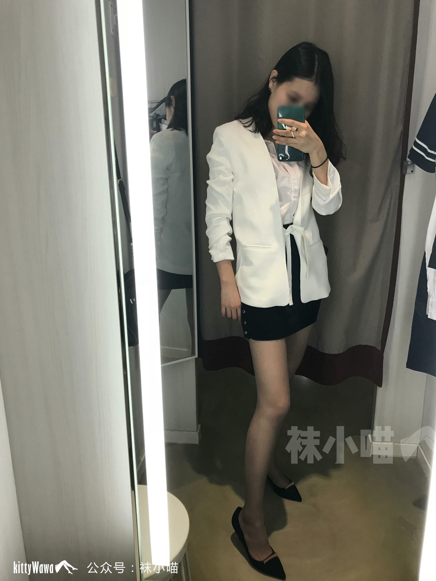 袜小喵 KT059 喵姐姐的试衣间 [90P+75M]_第2集