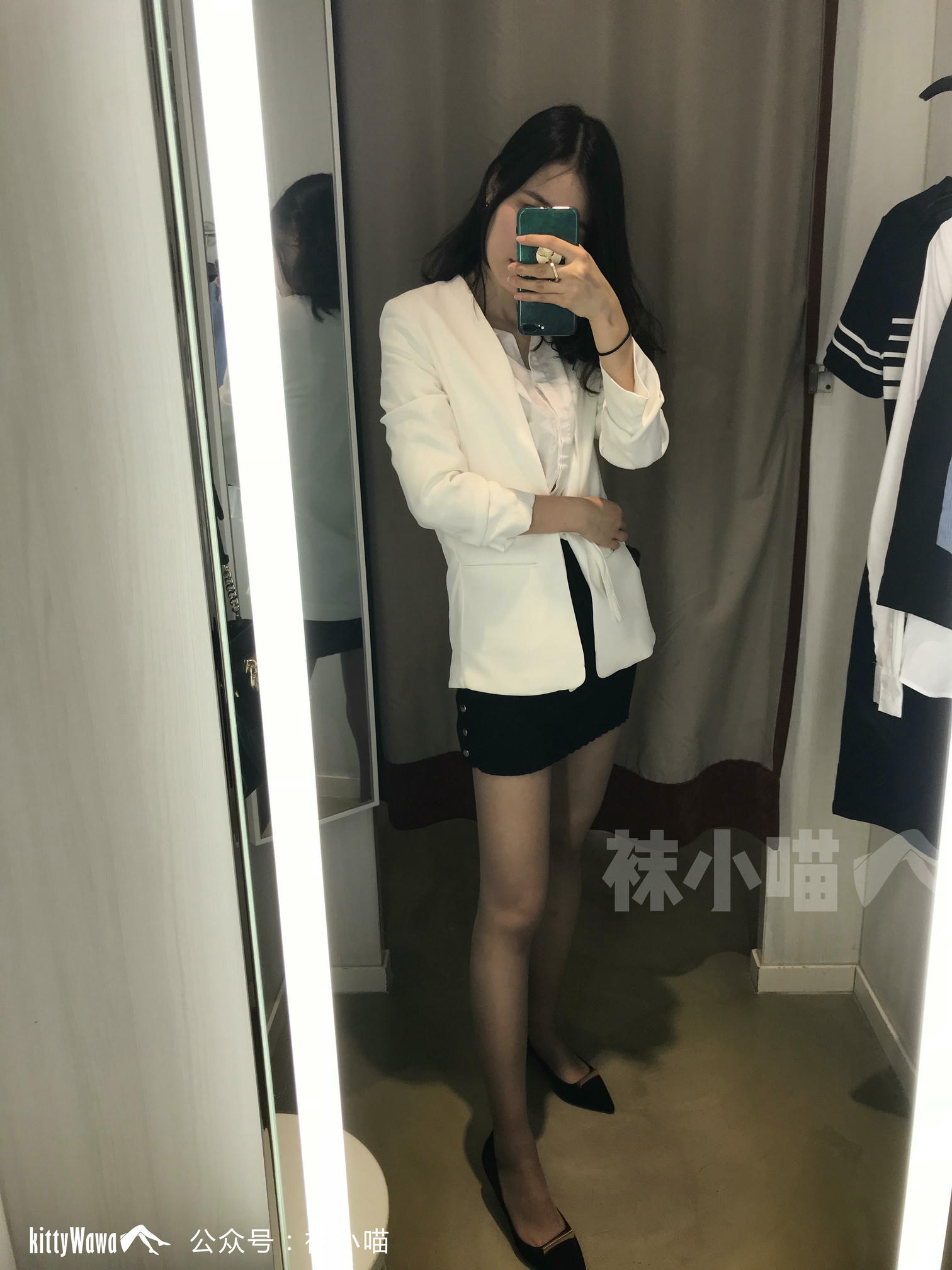 袜小喵 KT059 喵姐姐的试衣间 [90P+75M]_第2集