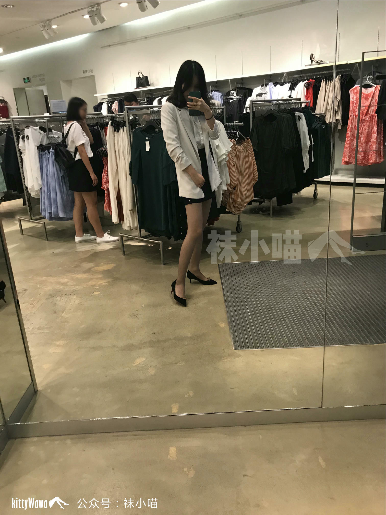 袜小喵 KT059 喵姐姐的试衣间 [90P+75M]_第2集